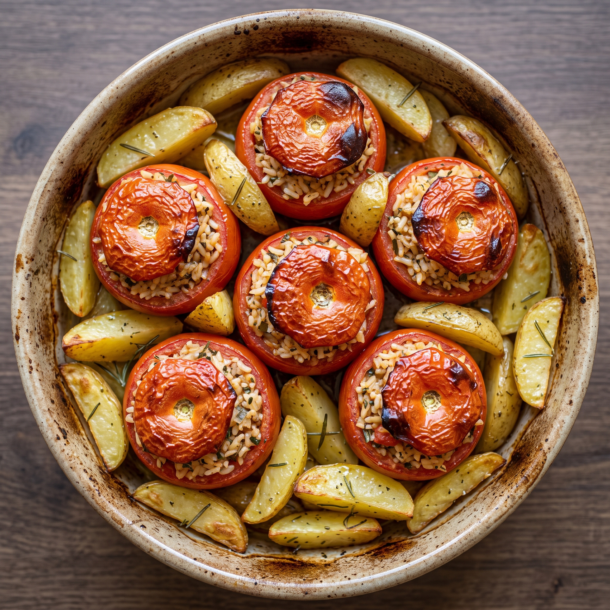 Pomodori con il riso alla romana