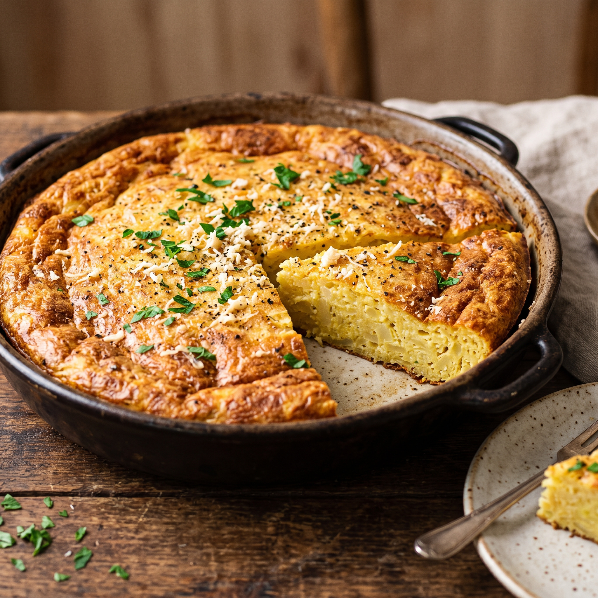 Rafanata: kräftige Ofenfrittata aus Basilikata