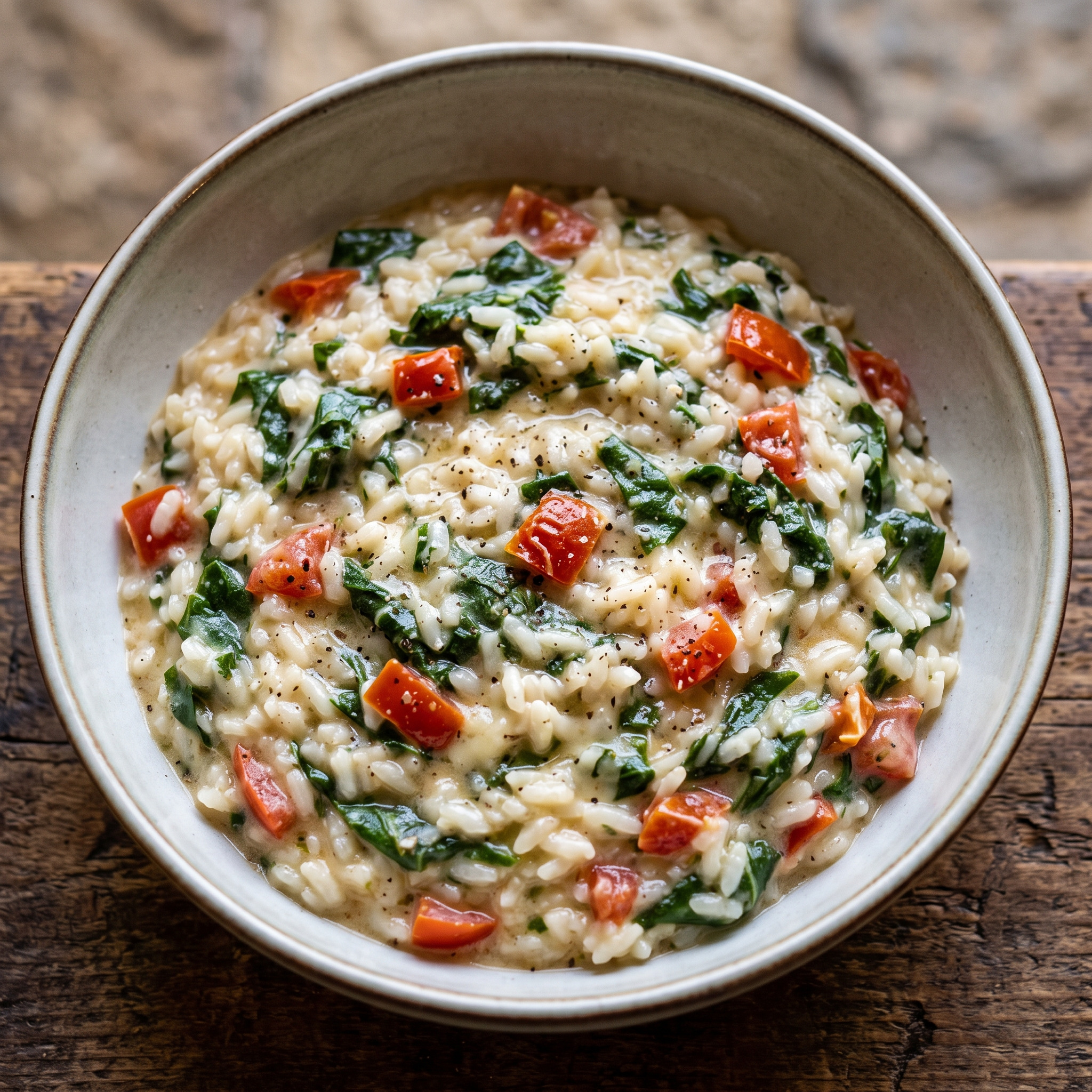 Risotto alla borragine aus Sizilien