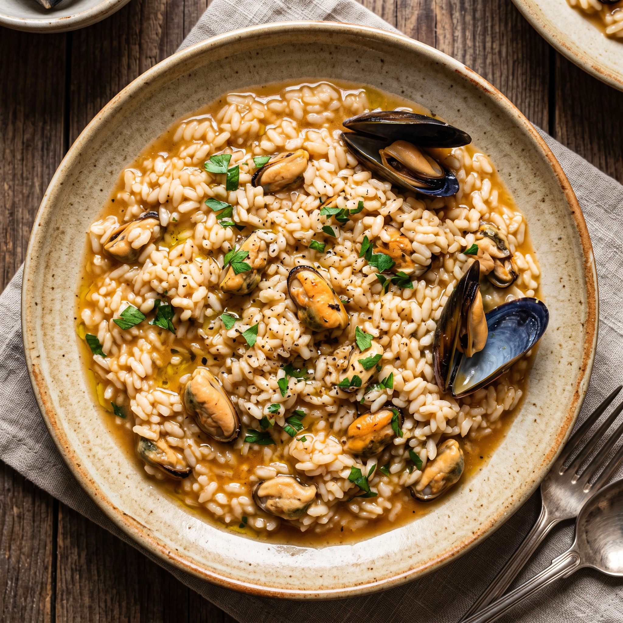 Risotto alle cozze