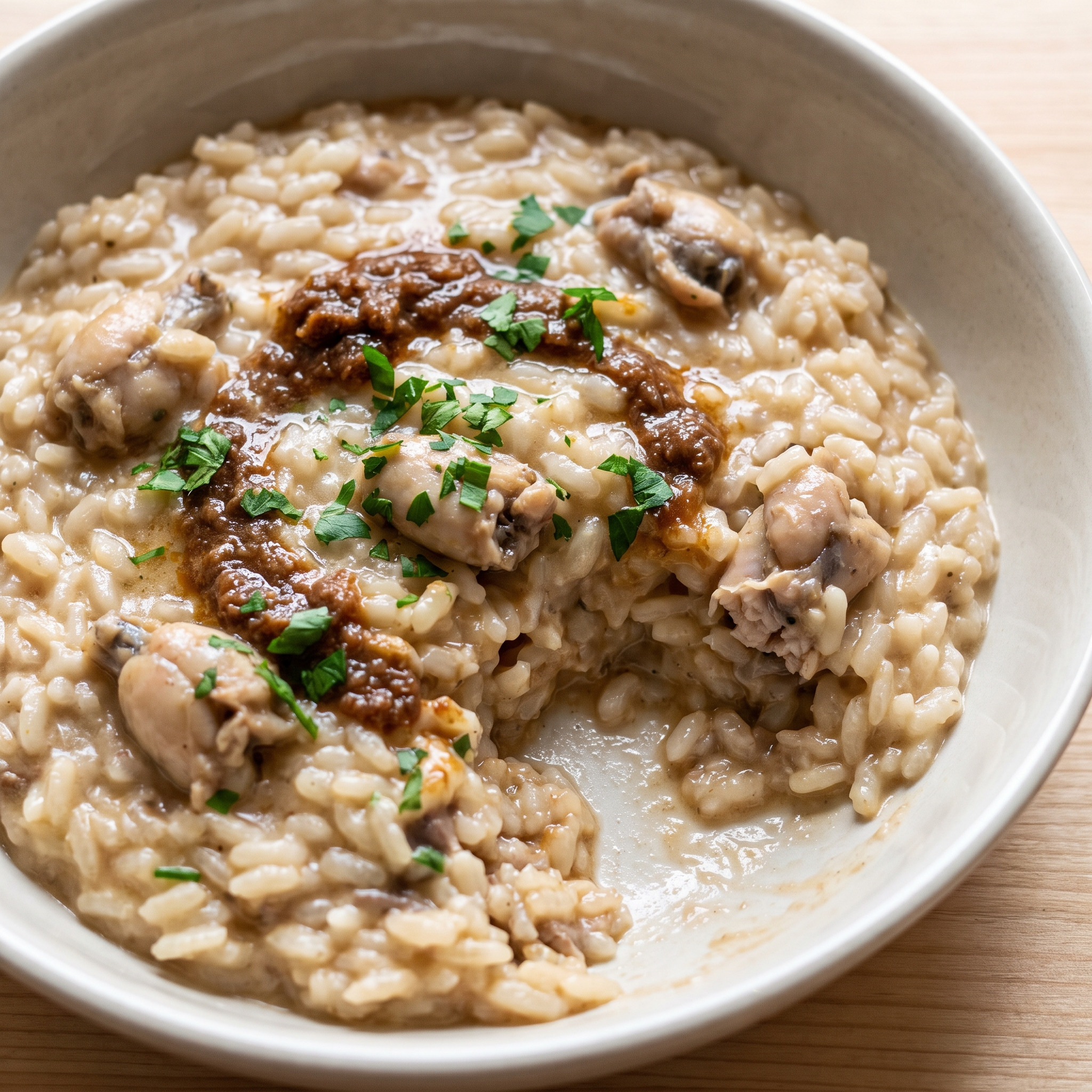 Risotto con le rane della Bassa