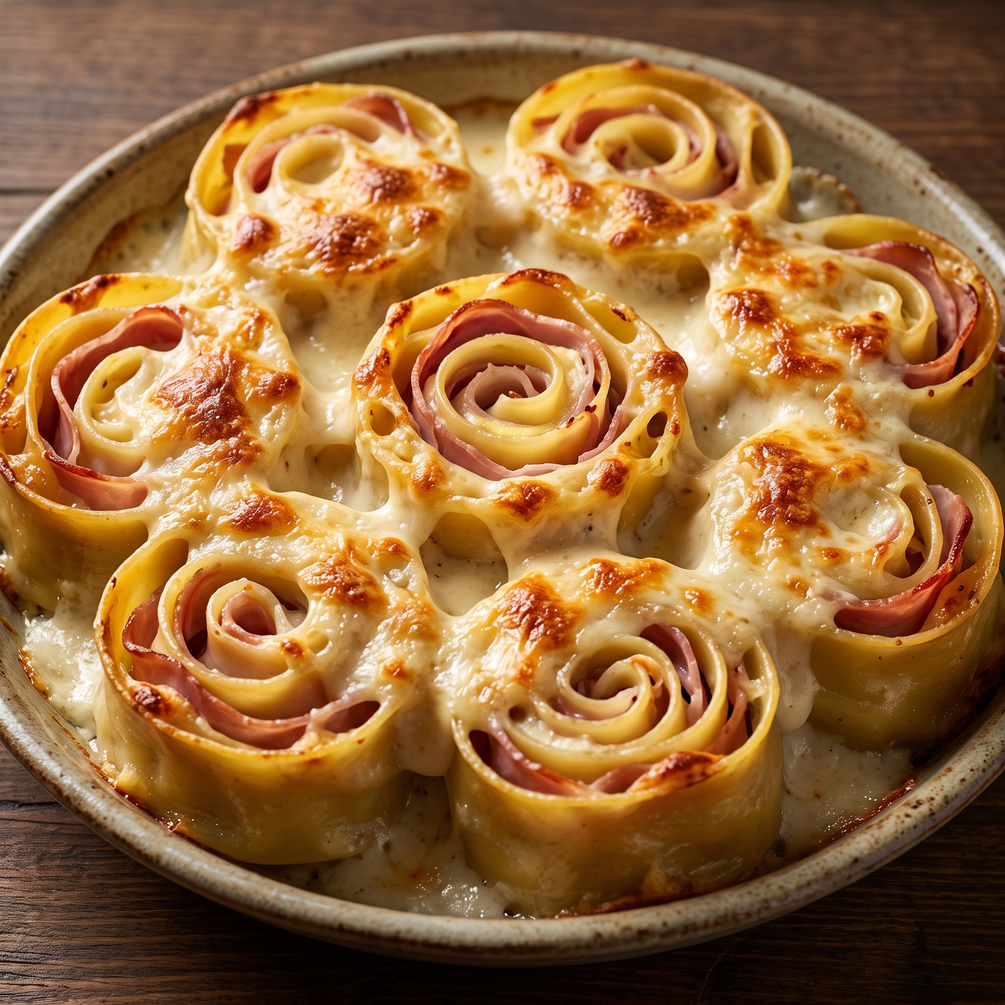Rosette modenesi: gerollte Ofenpasta aus Modena
