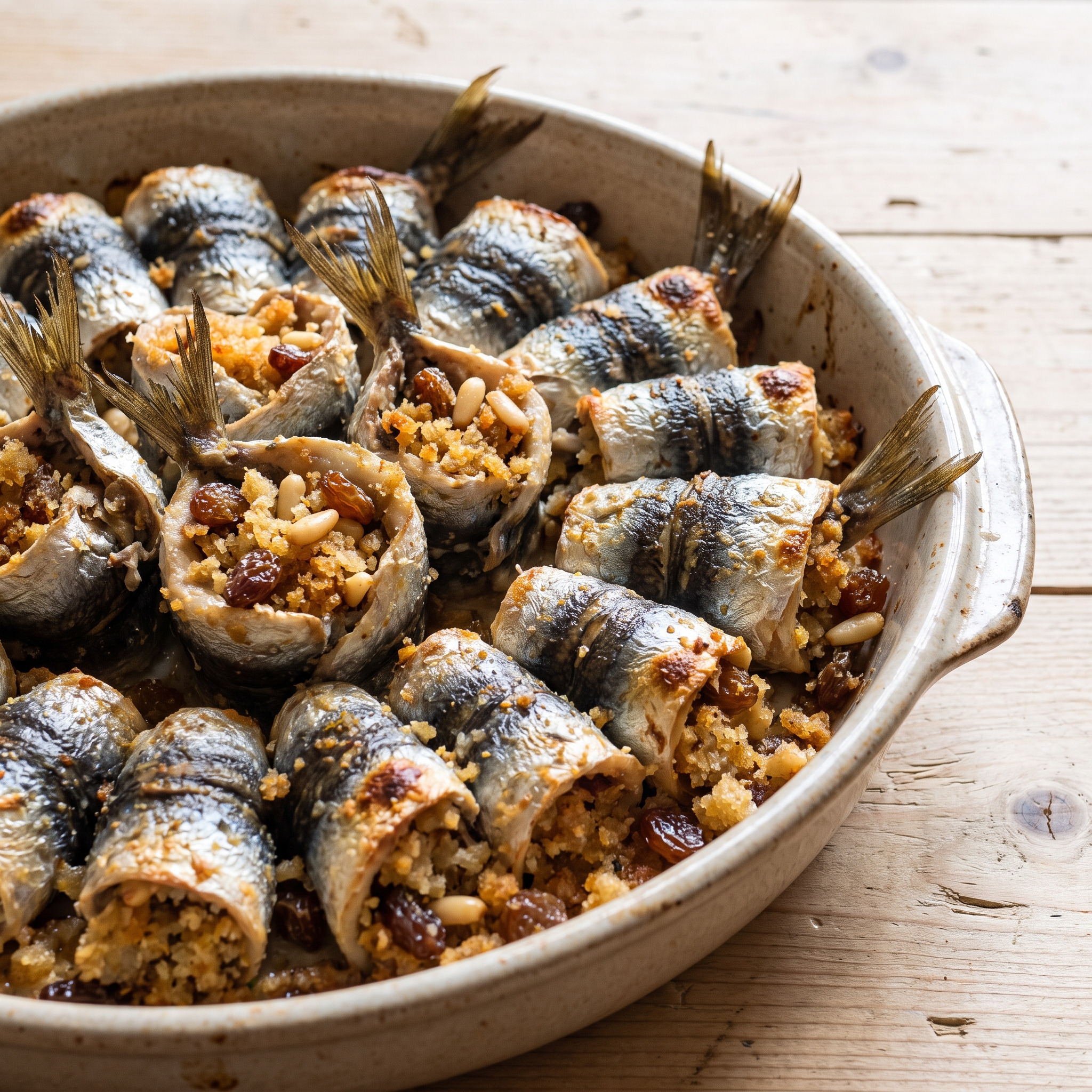 Sarde a beccafico alla palermitana