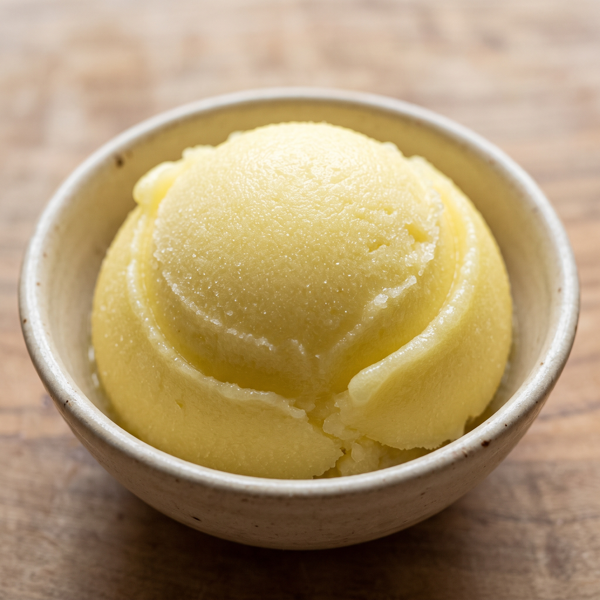 Kalabrien im Glas: Sorbetto al bergamotto