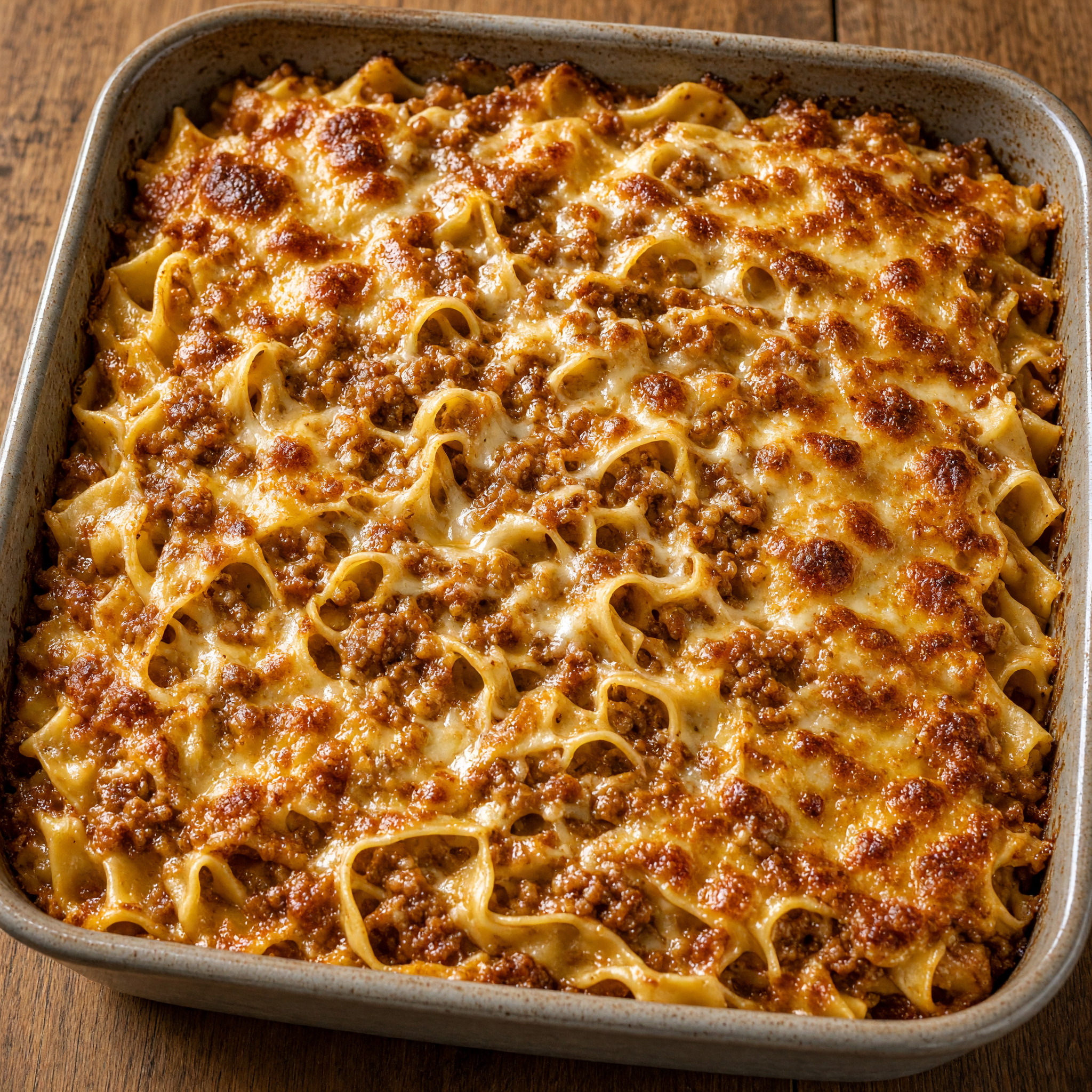 Tagliatelle al forno al ragù