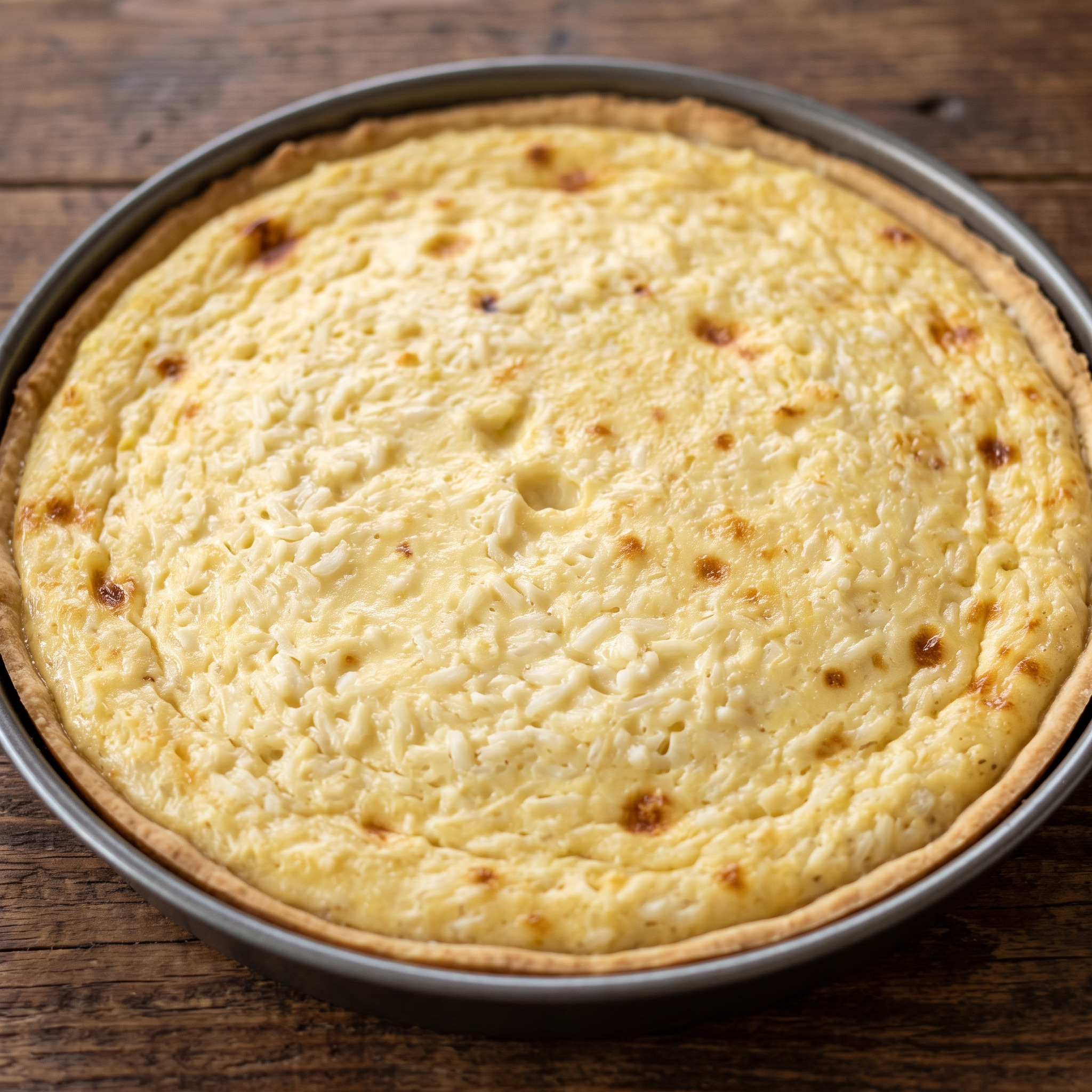 Torta di riso genovese: cremige Reistorte aus Ligurien