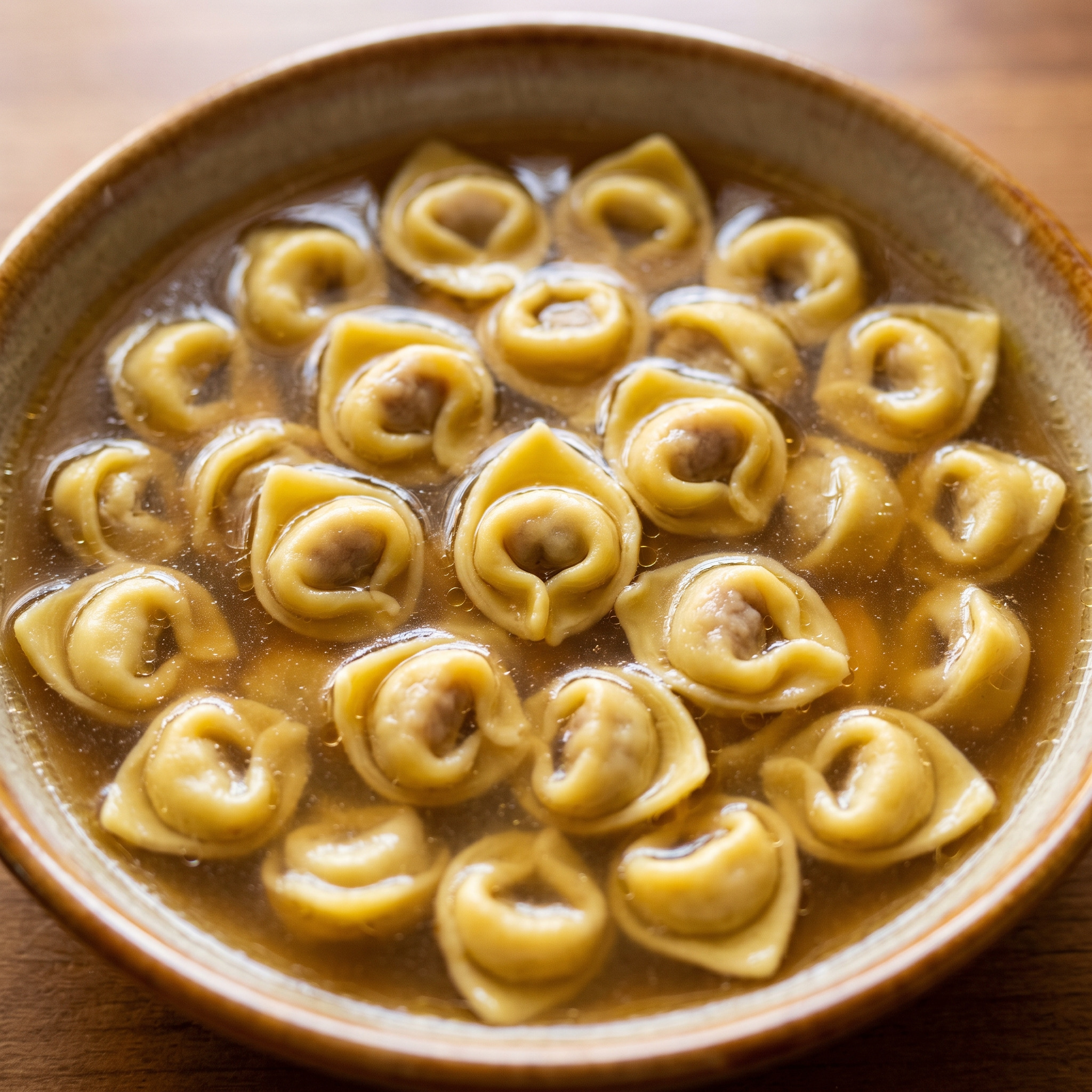 Tortellini in brodo aus der Emilia-Romagna