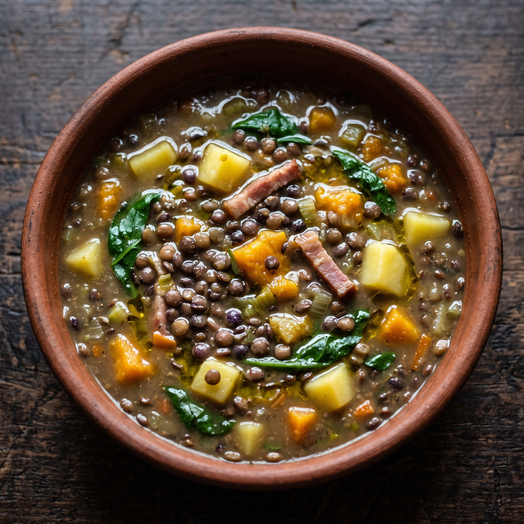 Zuppa di lenticchie aus Santo Stefano di Sessanio