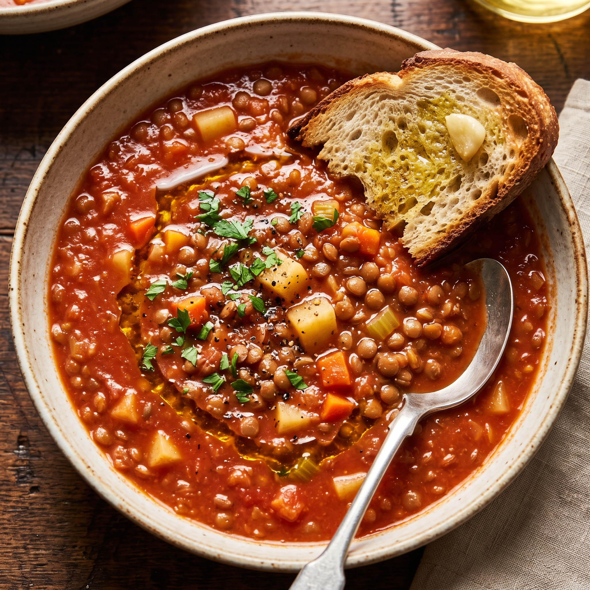 Zuppa di lenticchie di Castelluccio