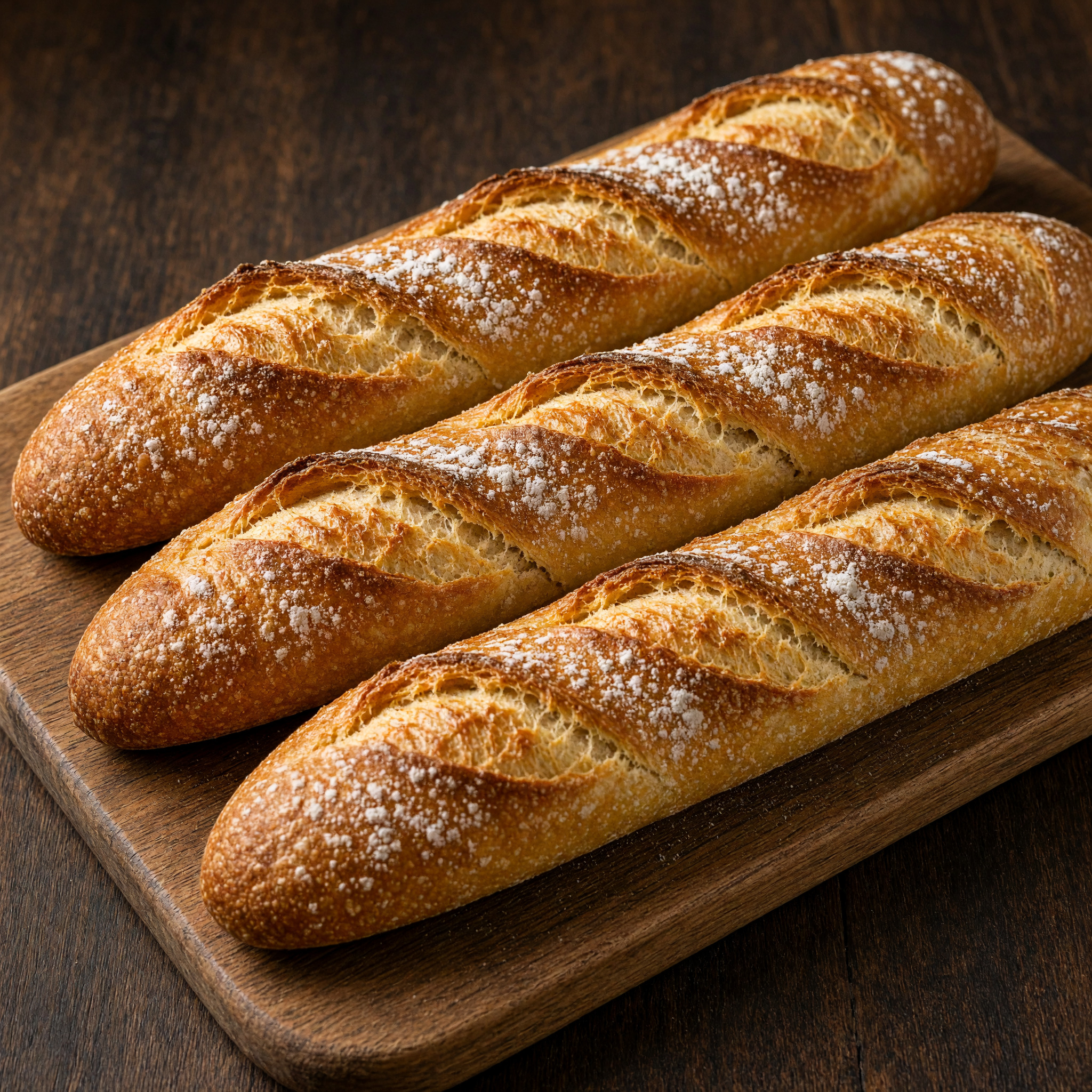 Baguette mit knuspriger Kruste