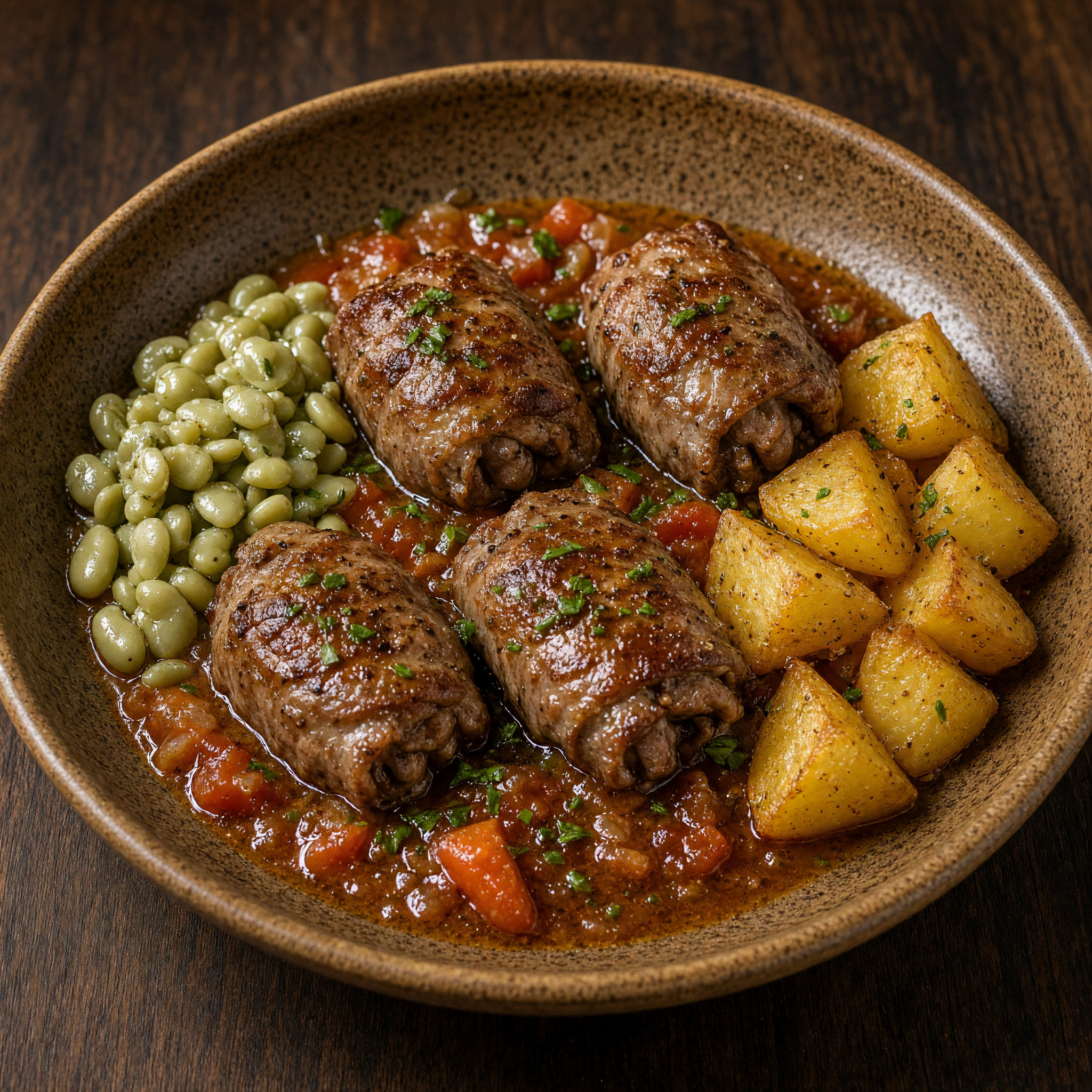 Bourbonnaiser Kalbsrouladen mit Marc