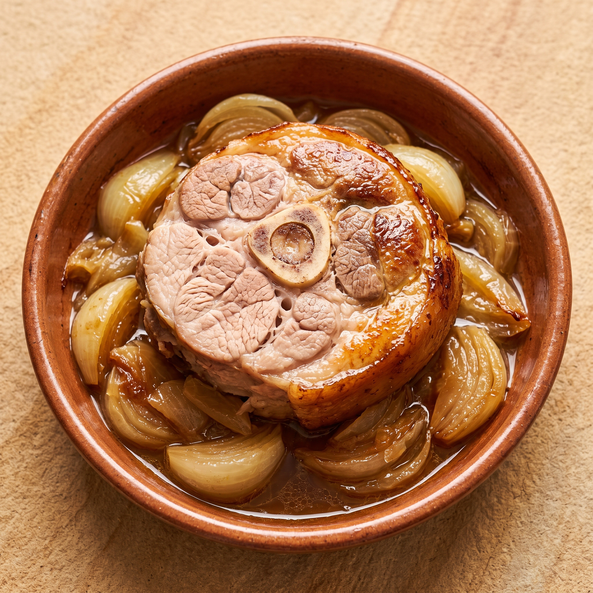 Caghuse: Picardische Rouelle mit Zwiebeln