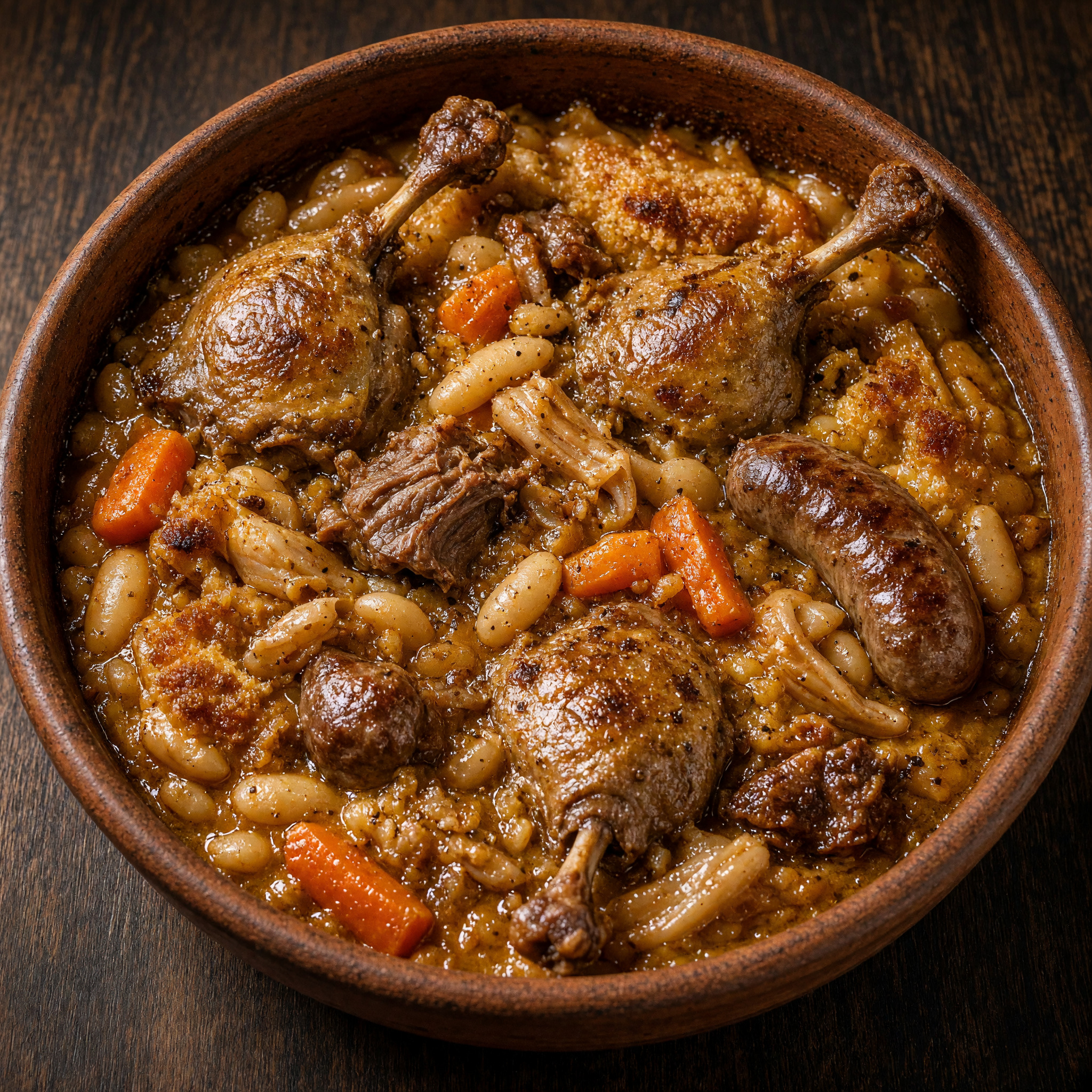 Cassoulet toulousain aus Occitanie