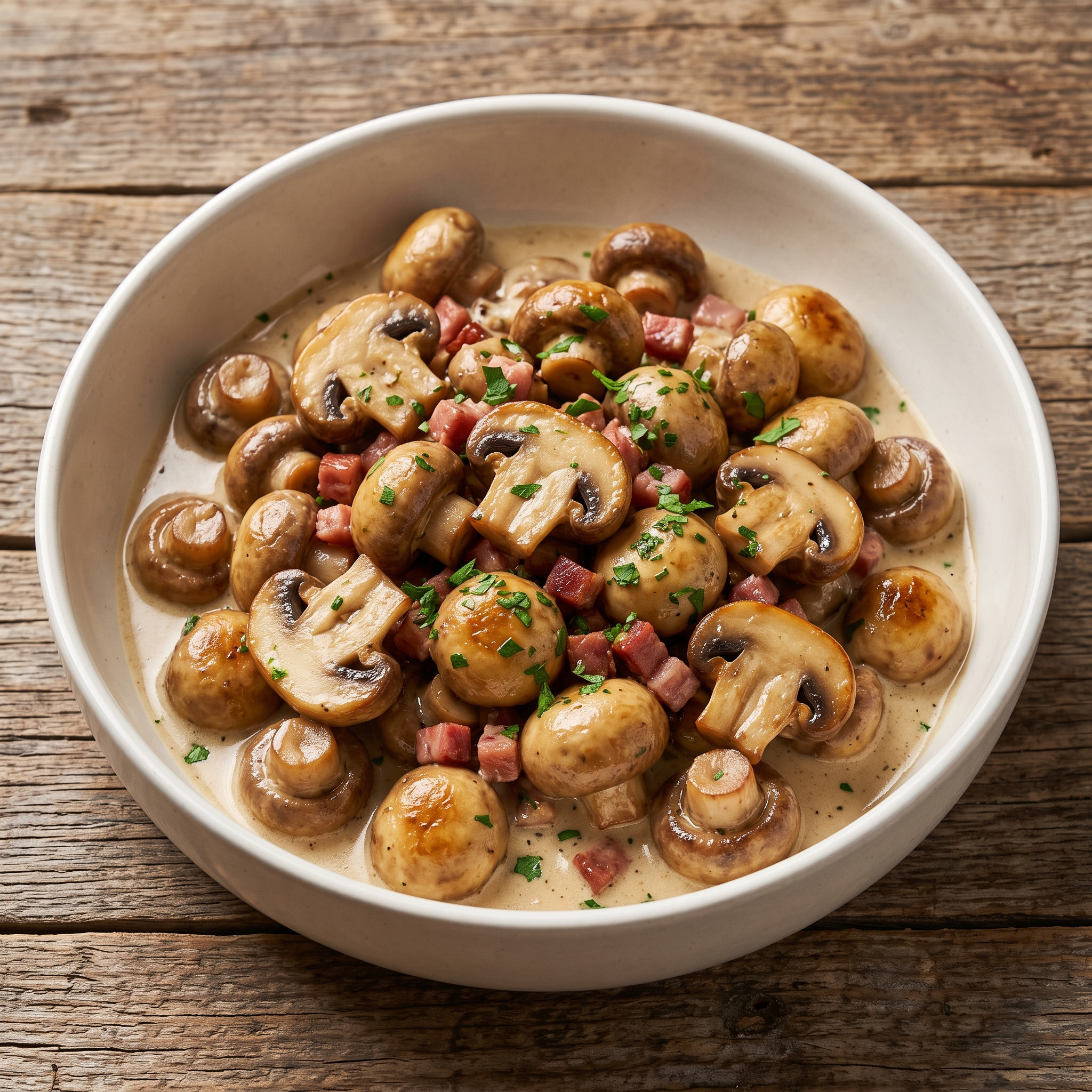 Champignons à la normande