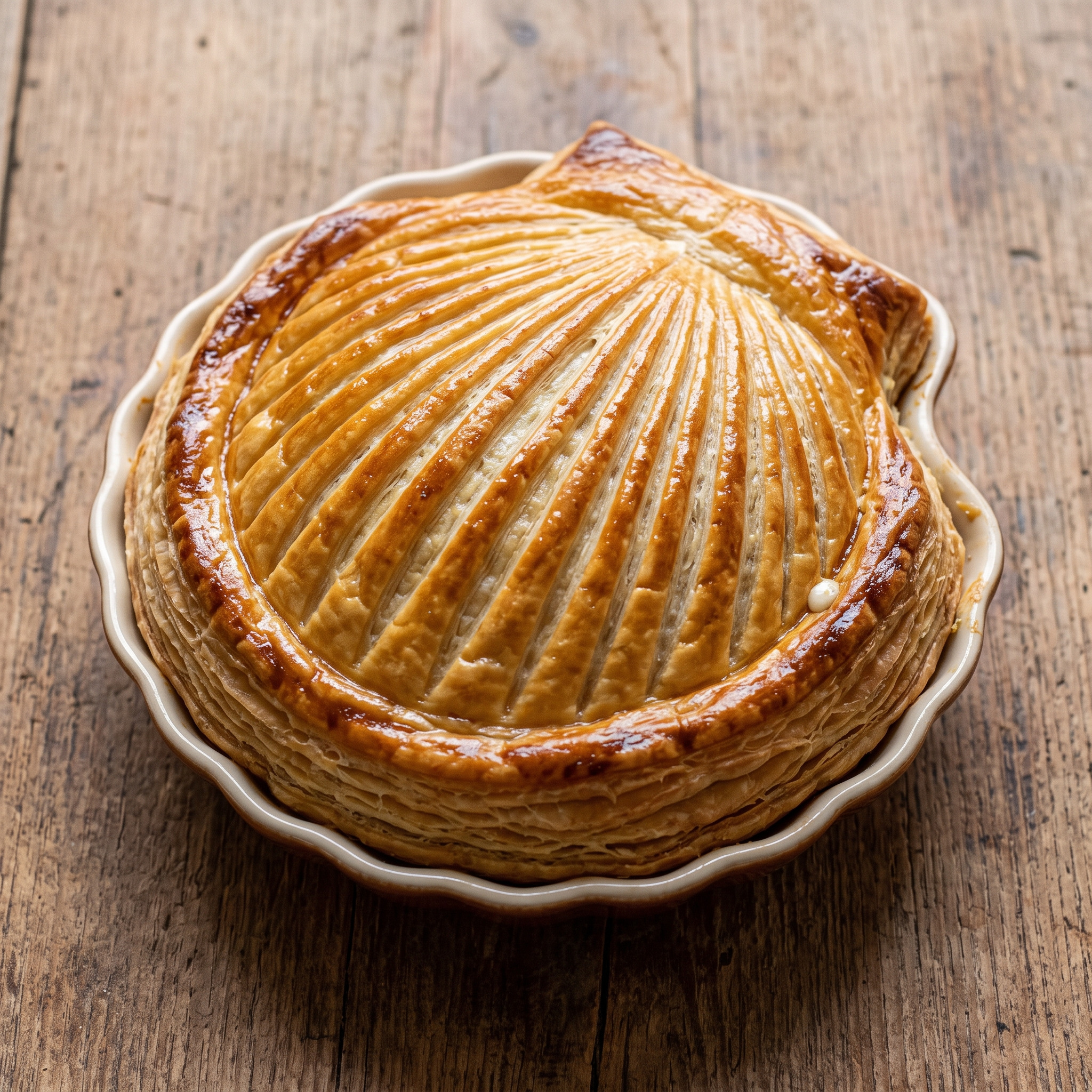 Coquilles Saint-Jacques feuilletées aus der Bretagne