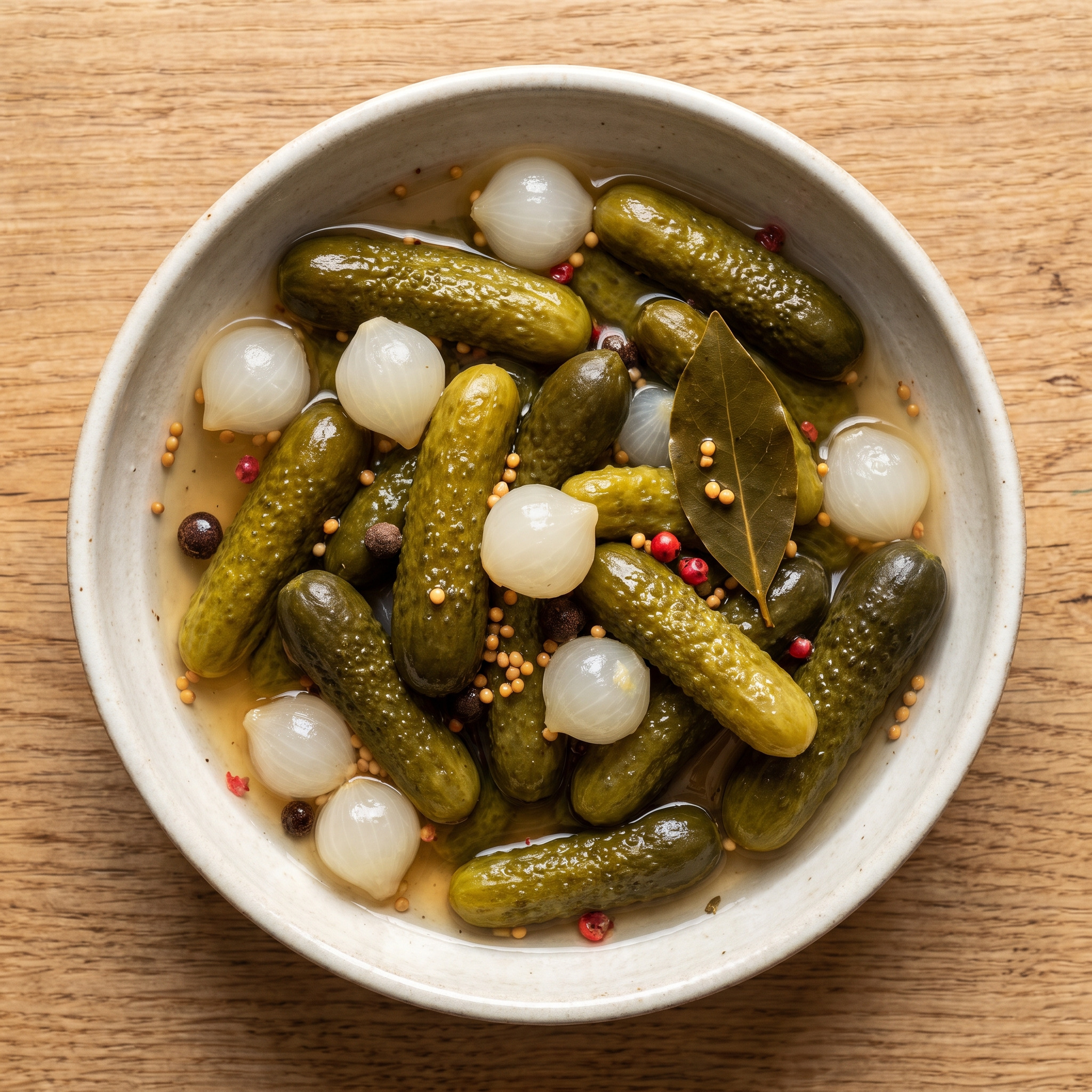 Cornichons bretons im würzigen Essigsud