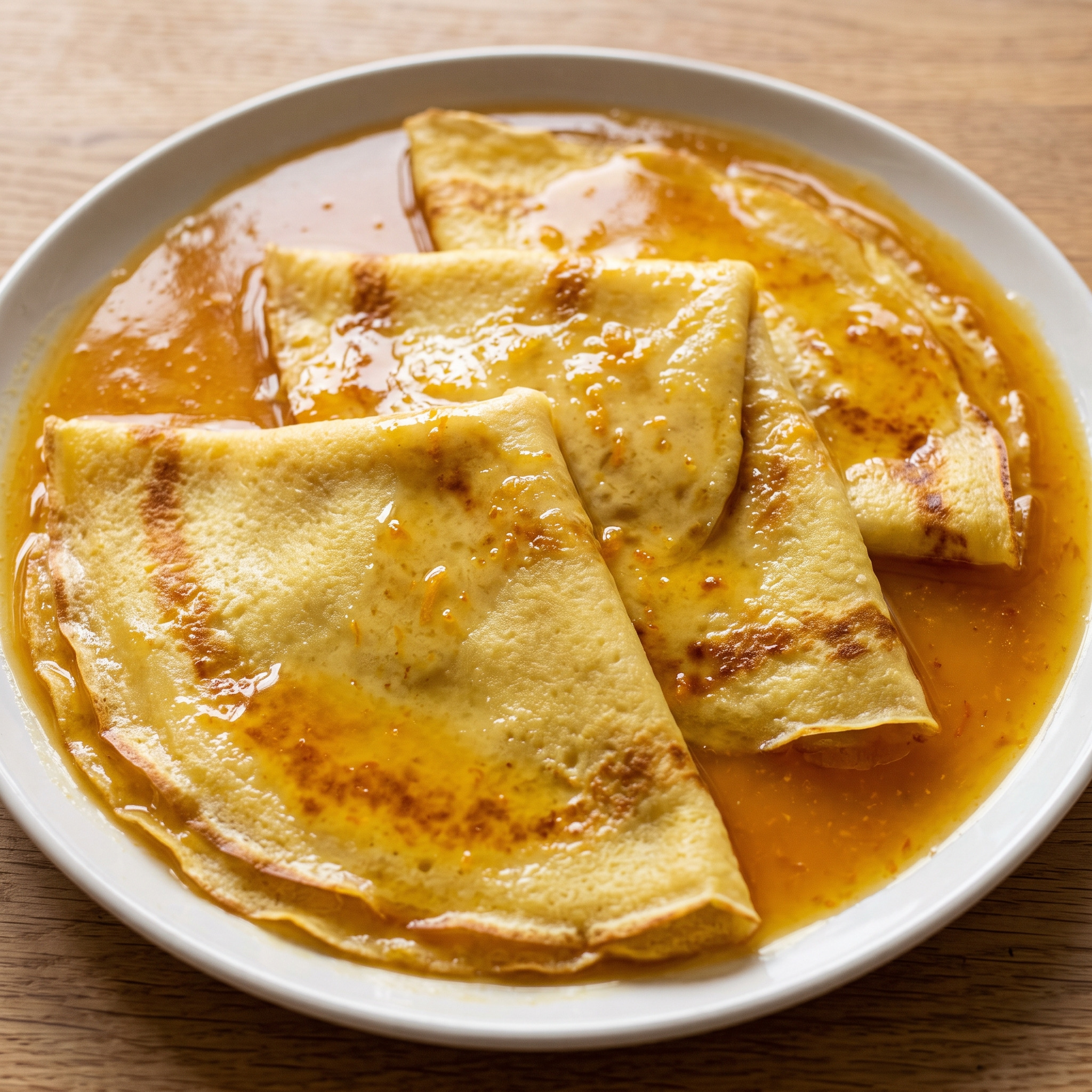 Orange, Butter und hauchdünne Crêpes
