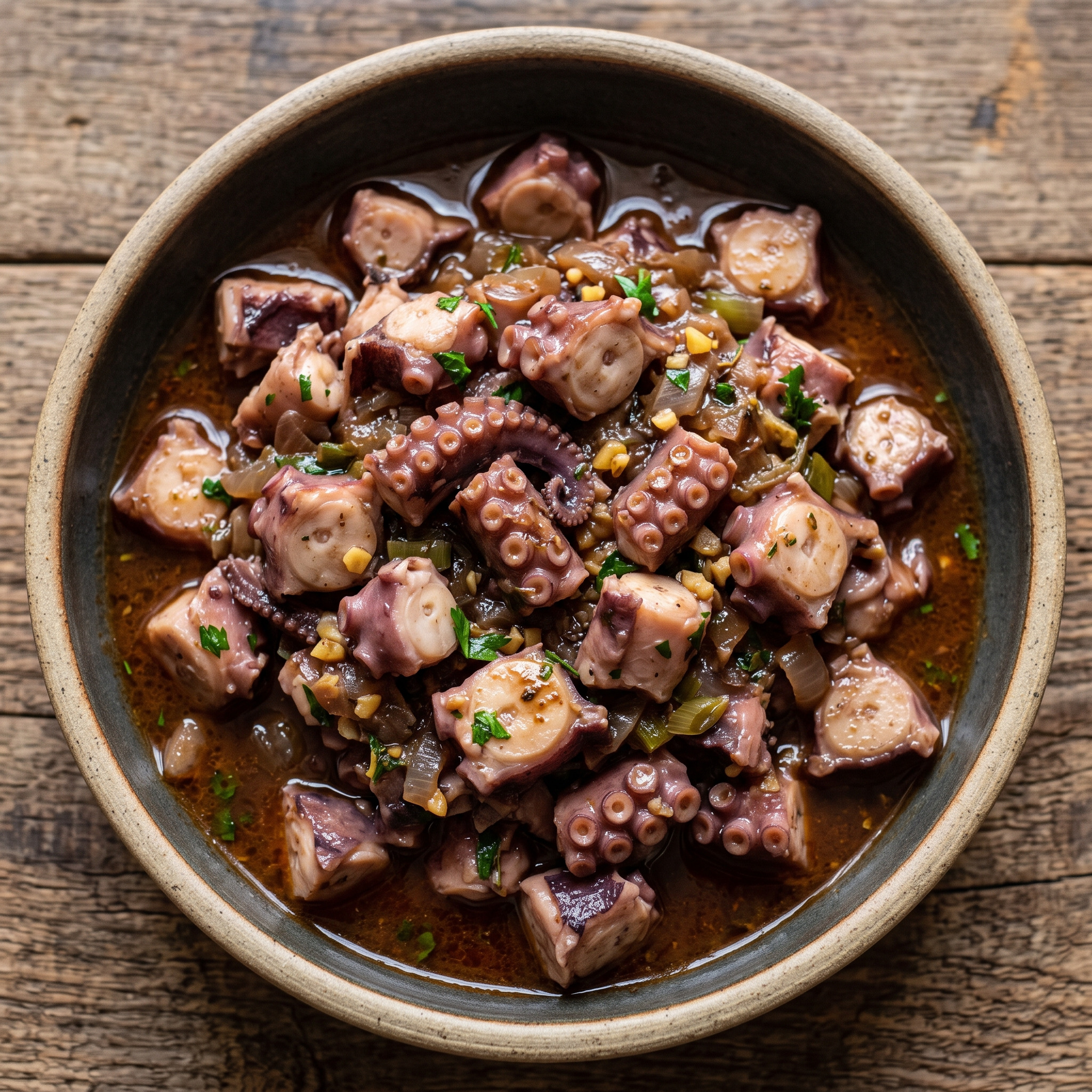 Fricassée de chatou aus Guadeloupe