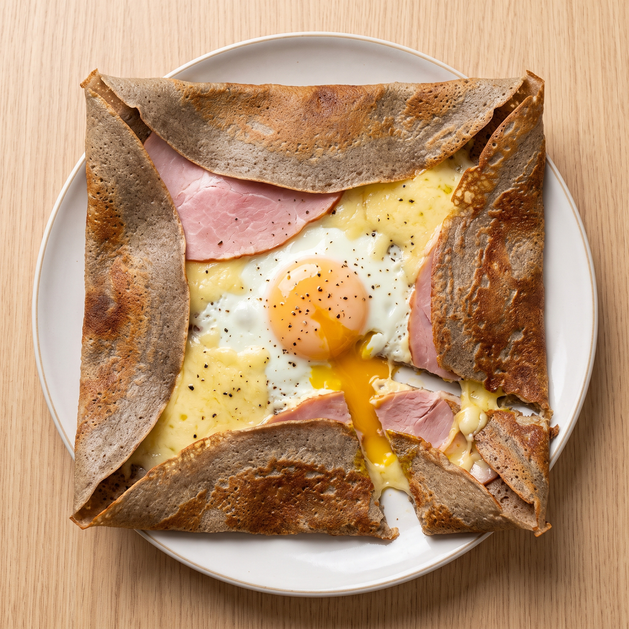Galette complète aus der Bretagne