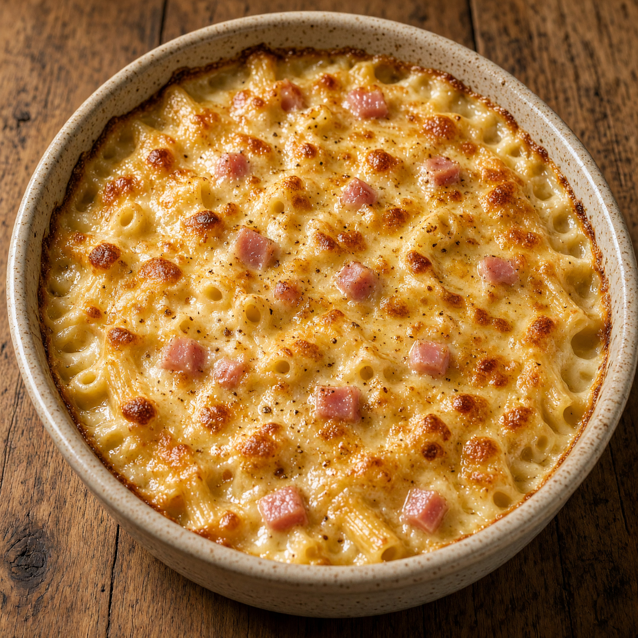 Korsischer Gratin de macaronis au jambon