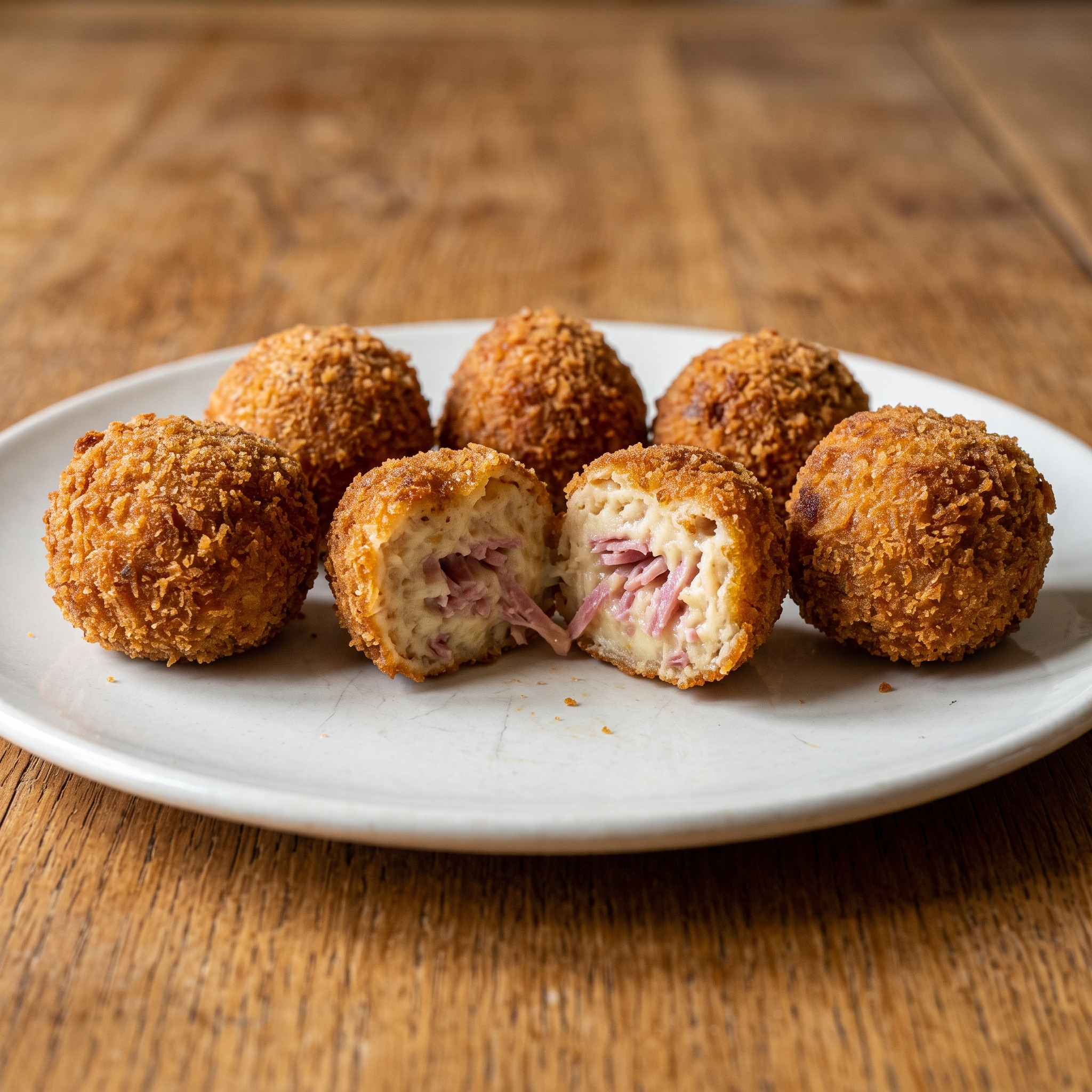 Knusprige Croquettes mit Jambon de Vendée