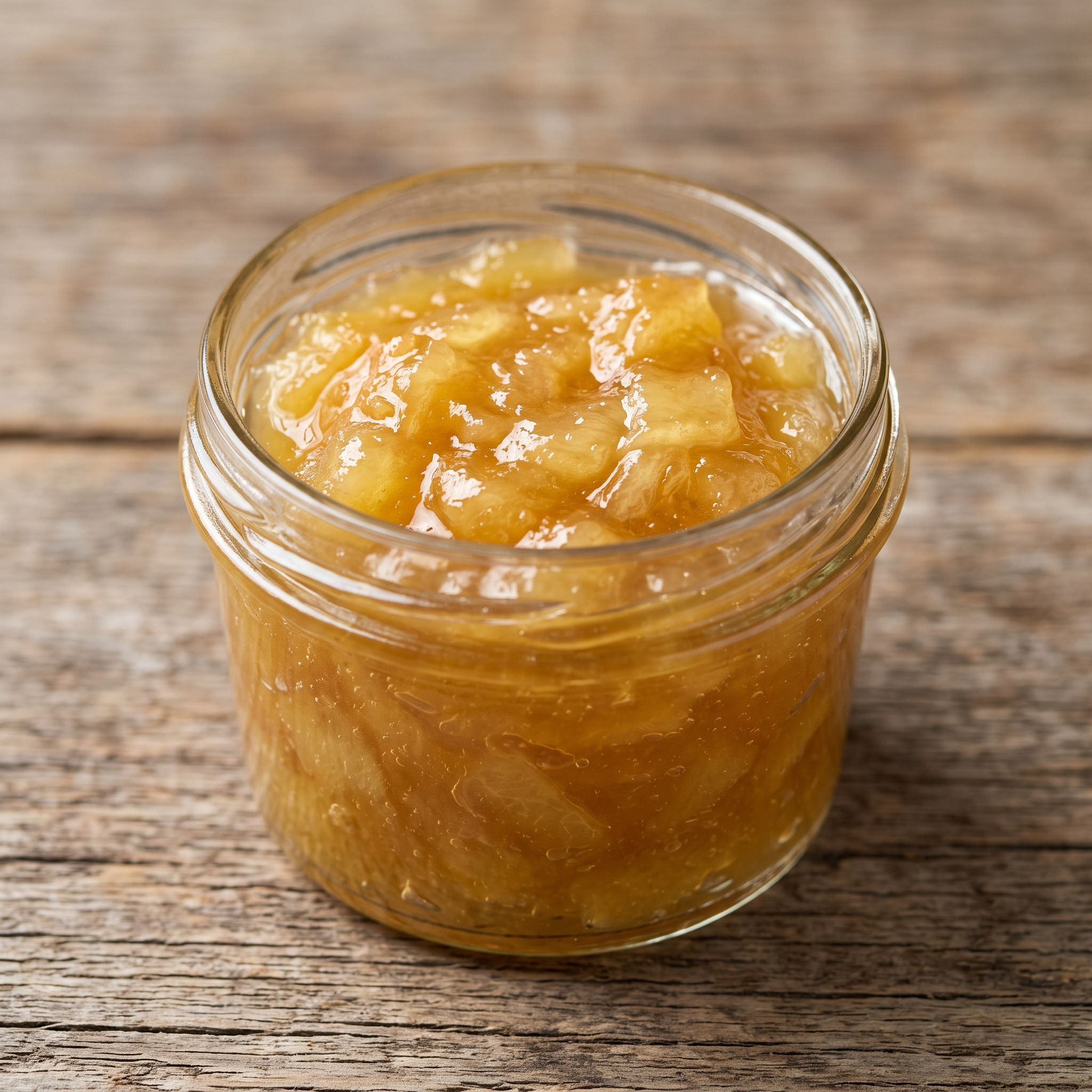 Normannische Apfelkonfitüre mit Calvados