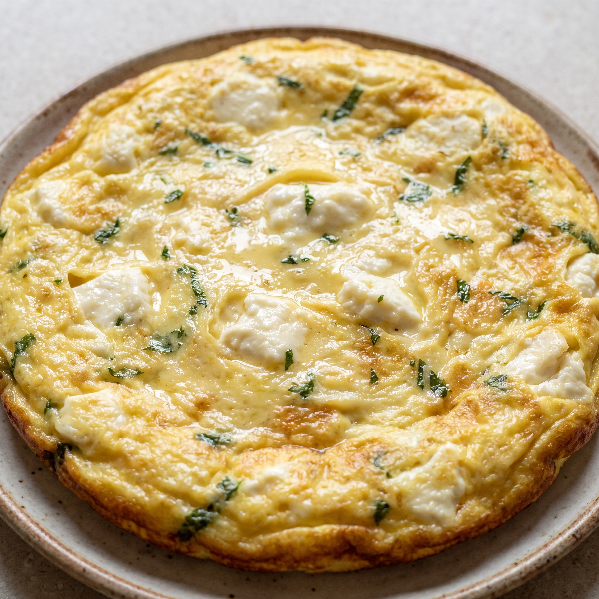 Korsika auf dem Teller: Omelette mit Brocciu