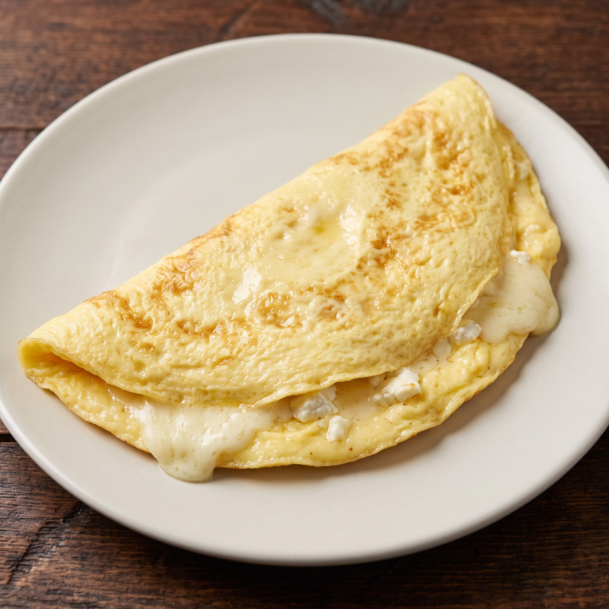 Omelette au fromage de chèvre – cremig gerollt