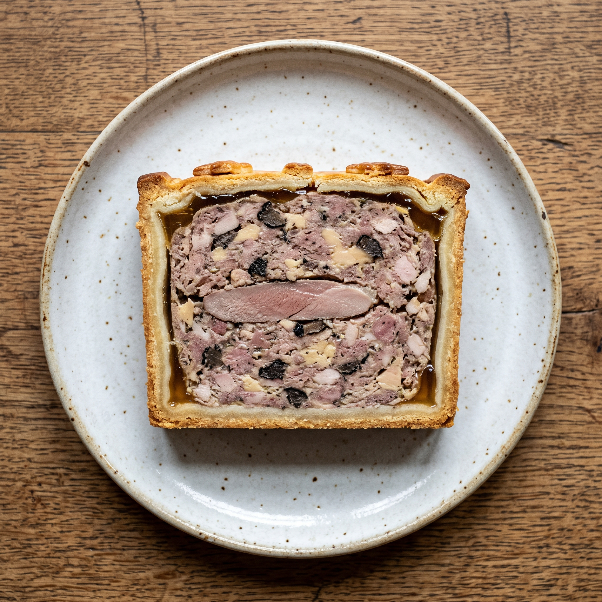 Pâté de Chartres: goldene Kruste, feine Farce