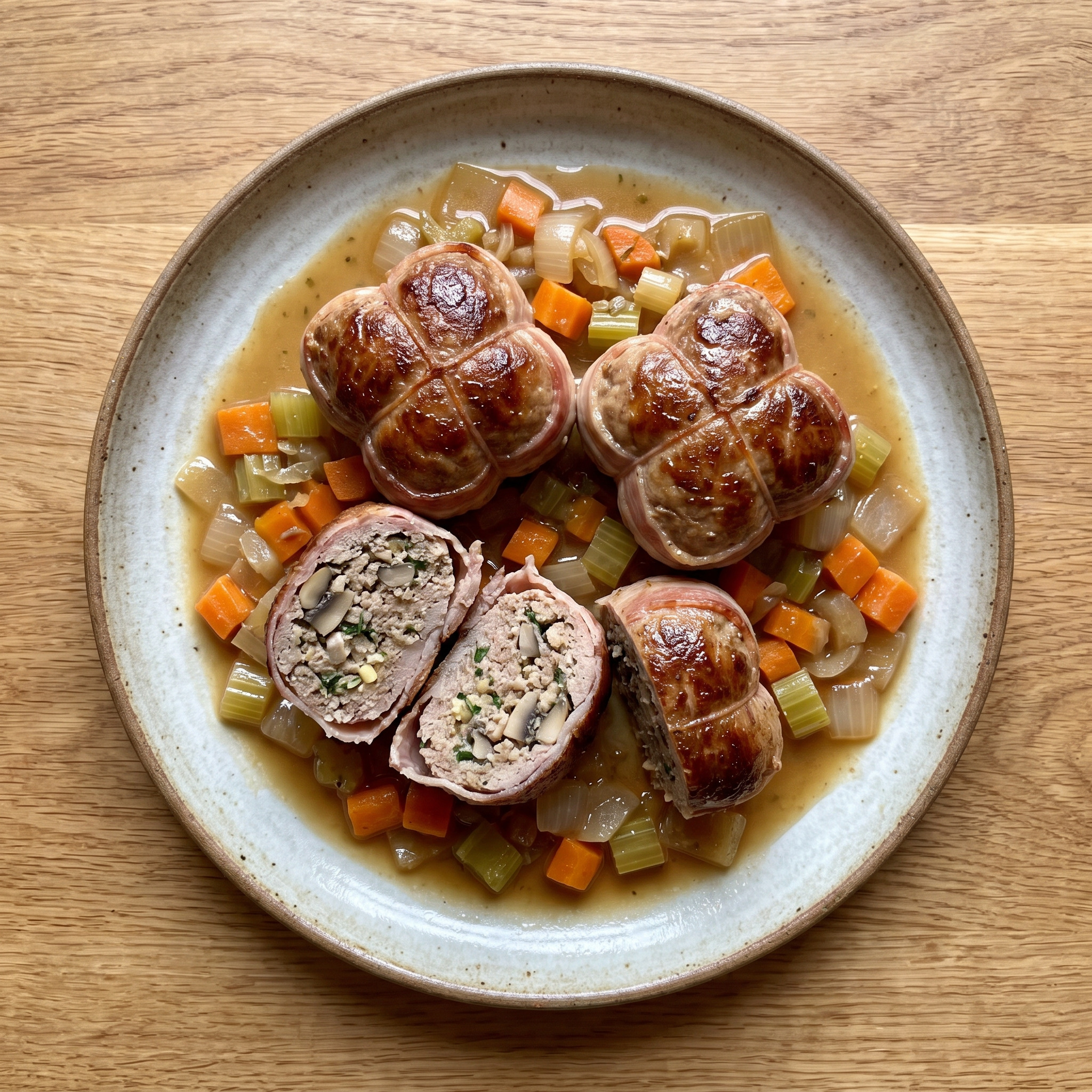 Paupiettes de veau aus dem Schmortopf