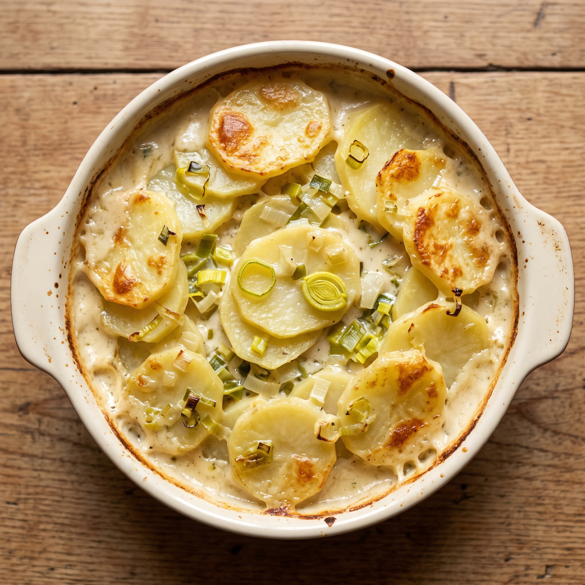 Pommes de terre à la Normande au gratin