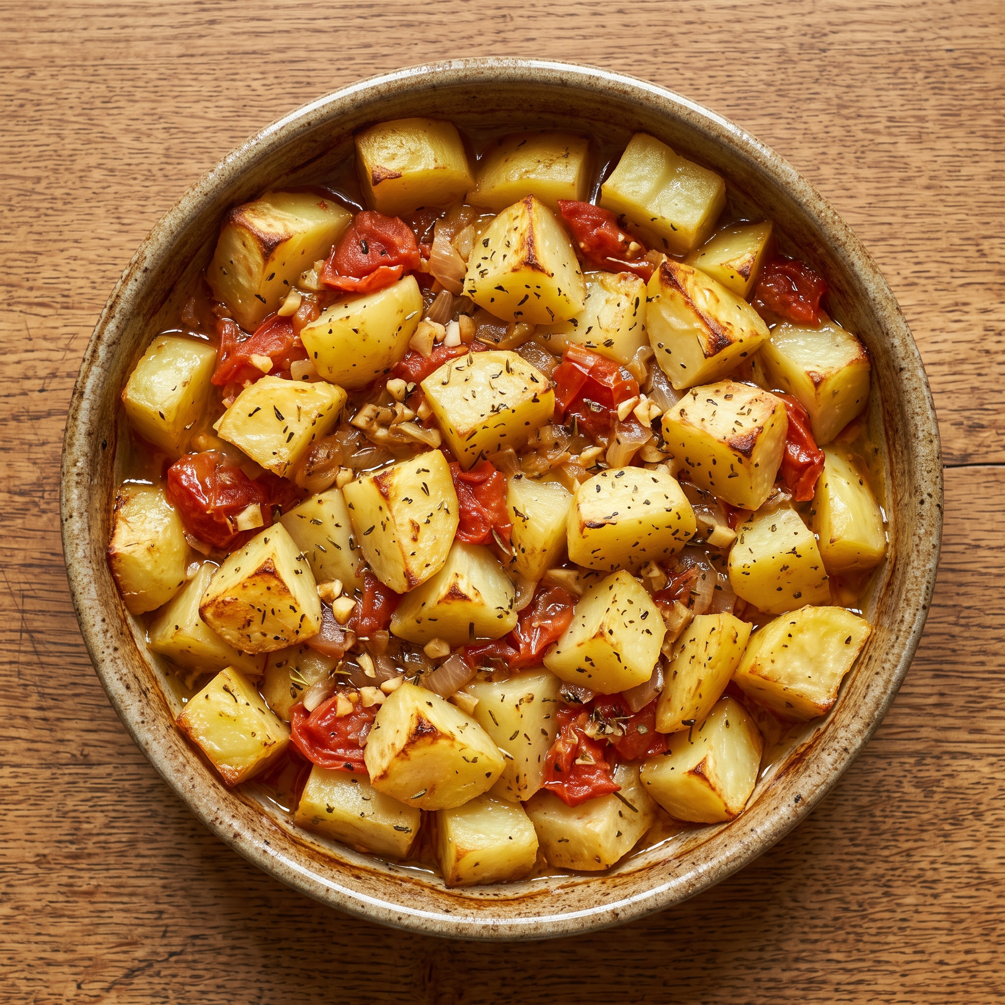 Pommes de terre à la provençale mit Zitrone und Oliven