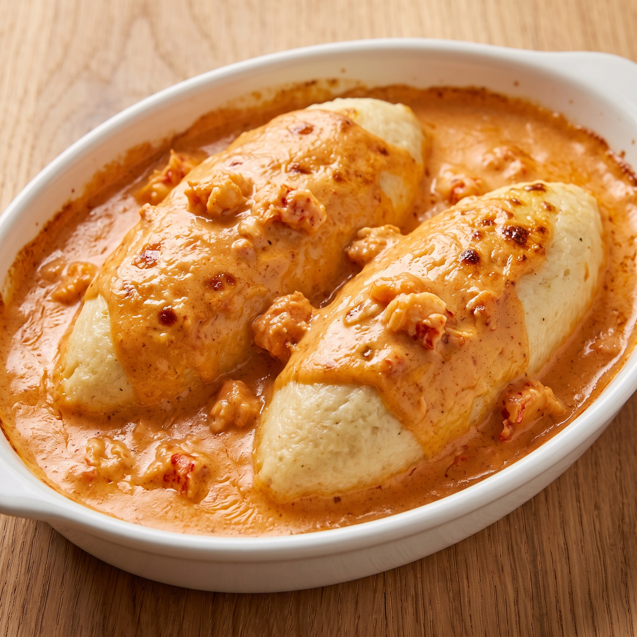 Quenelle de brochet mit Nantua-Sauce
