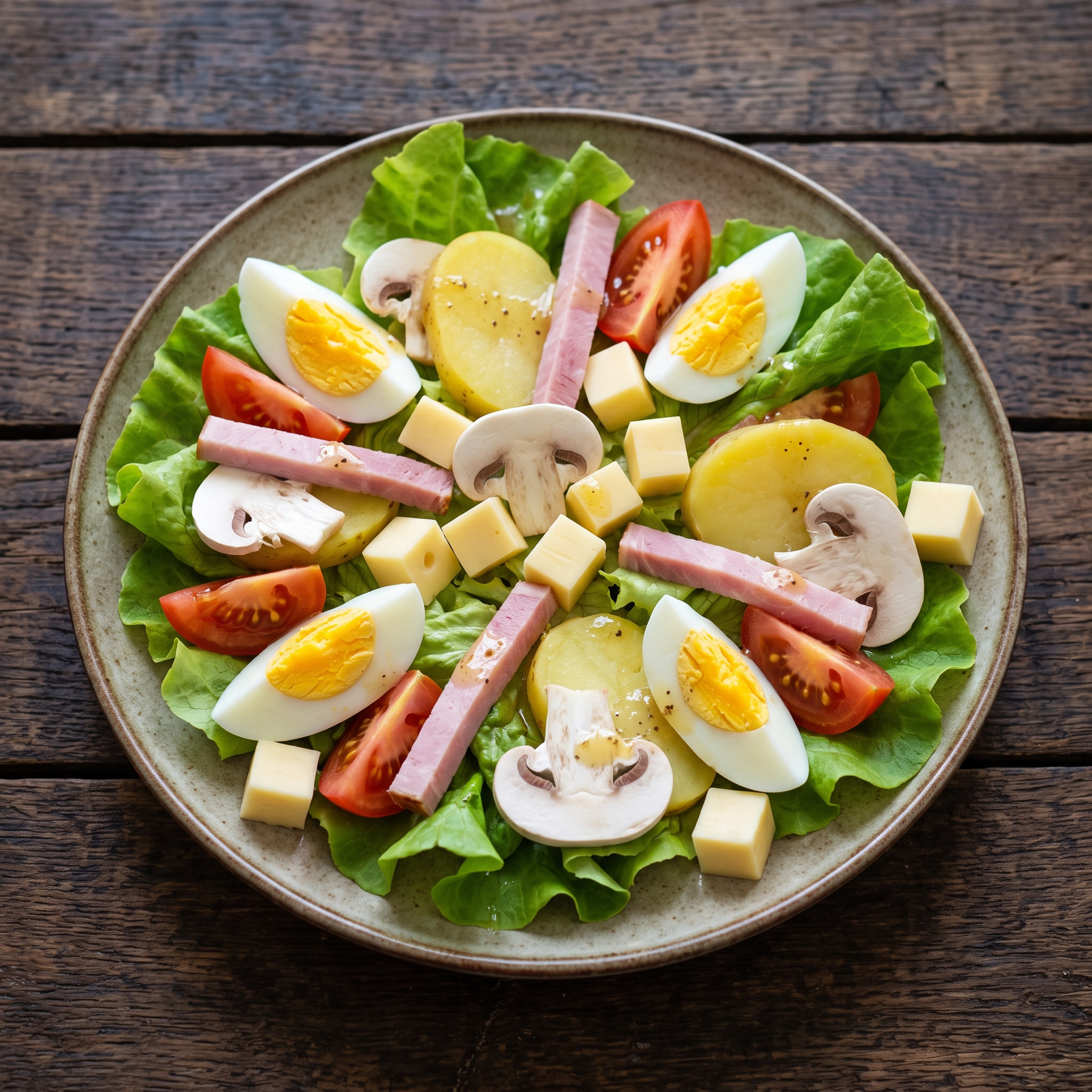 Salade parisienne aus der Île-de-France