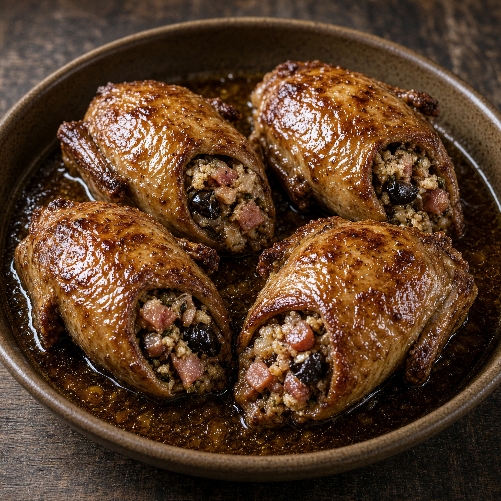 Sarcelle farcie aux olives aus der Provence