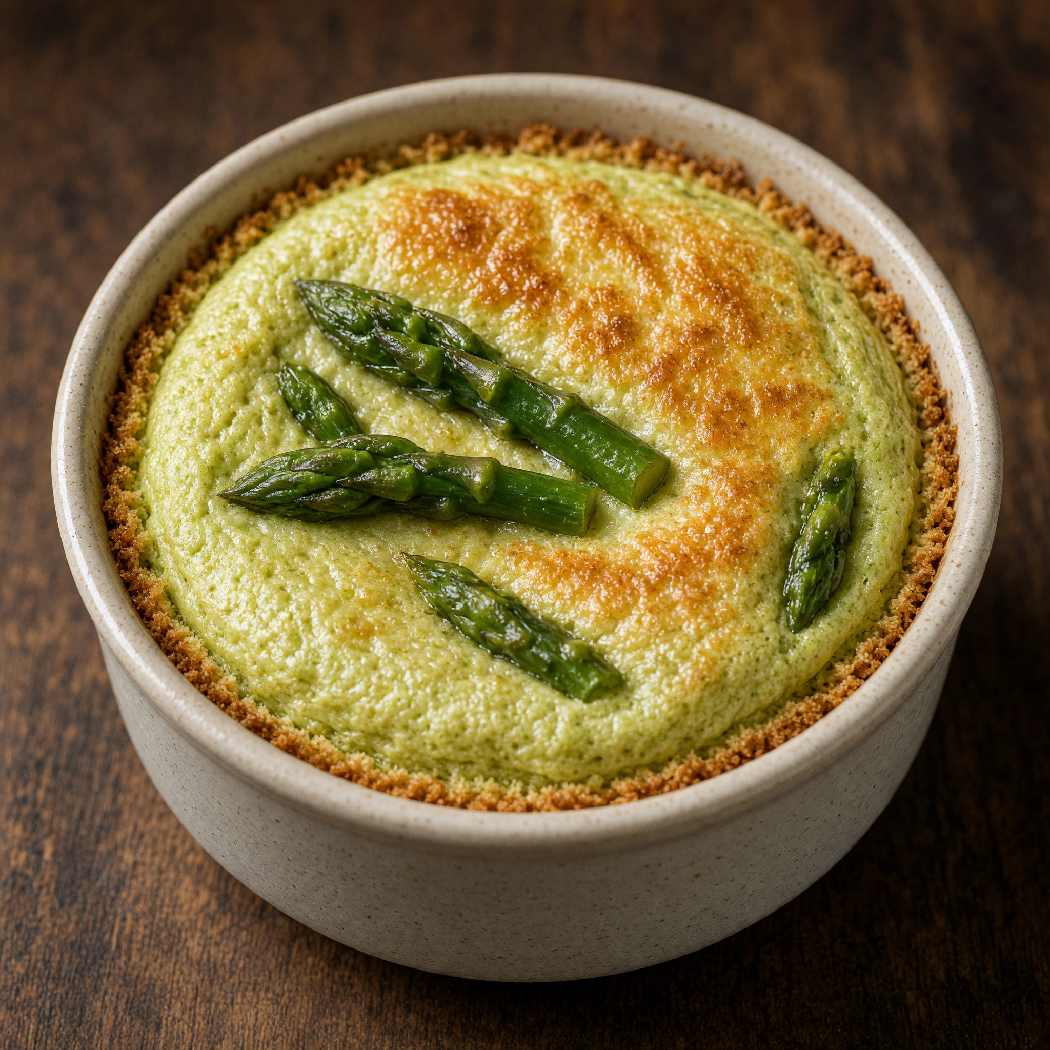 Soufflé aux asperges vertes aus dem Anjou