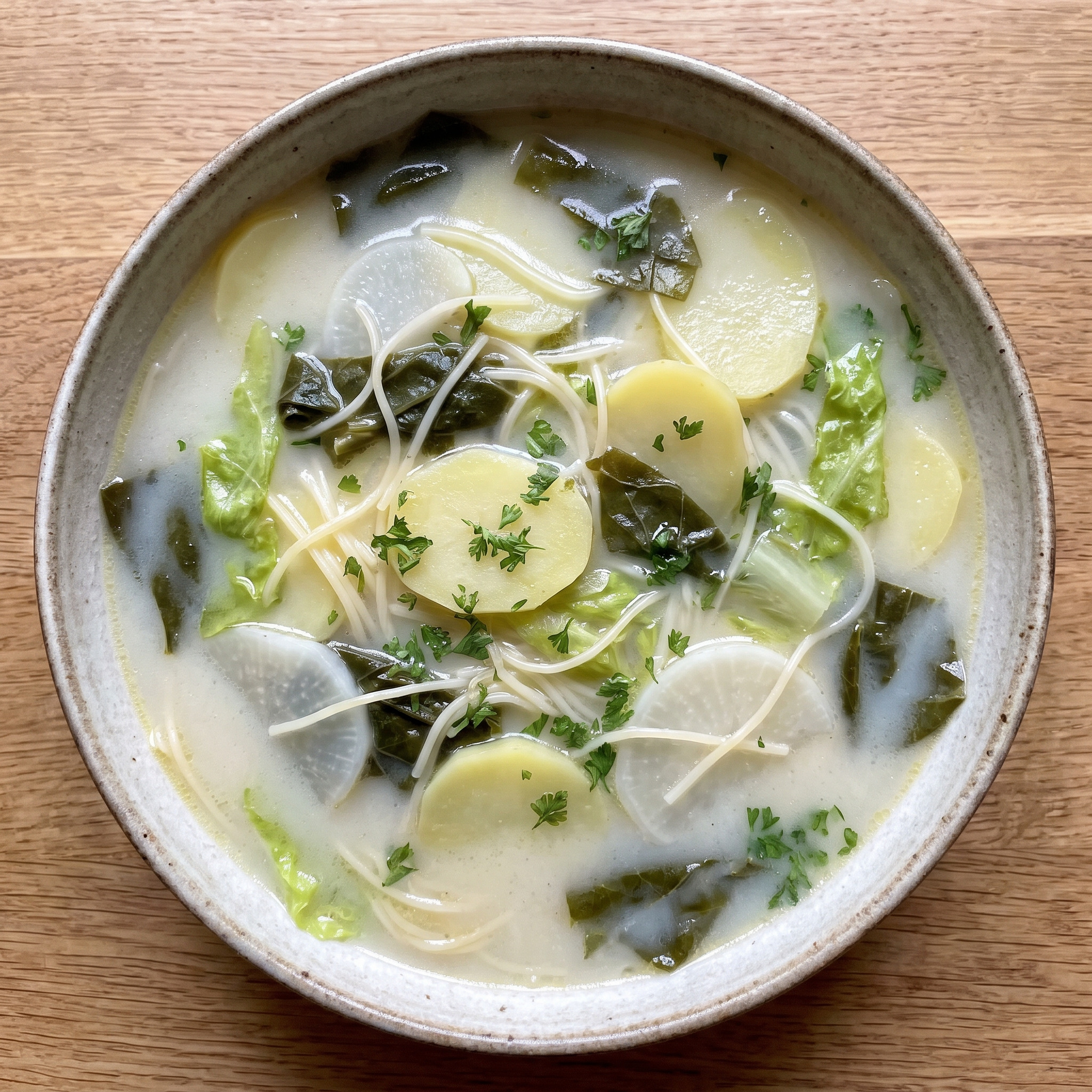 Soupe à la Franc-Comtoise mit Sauerampfer