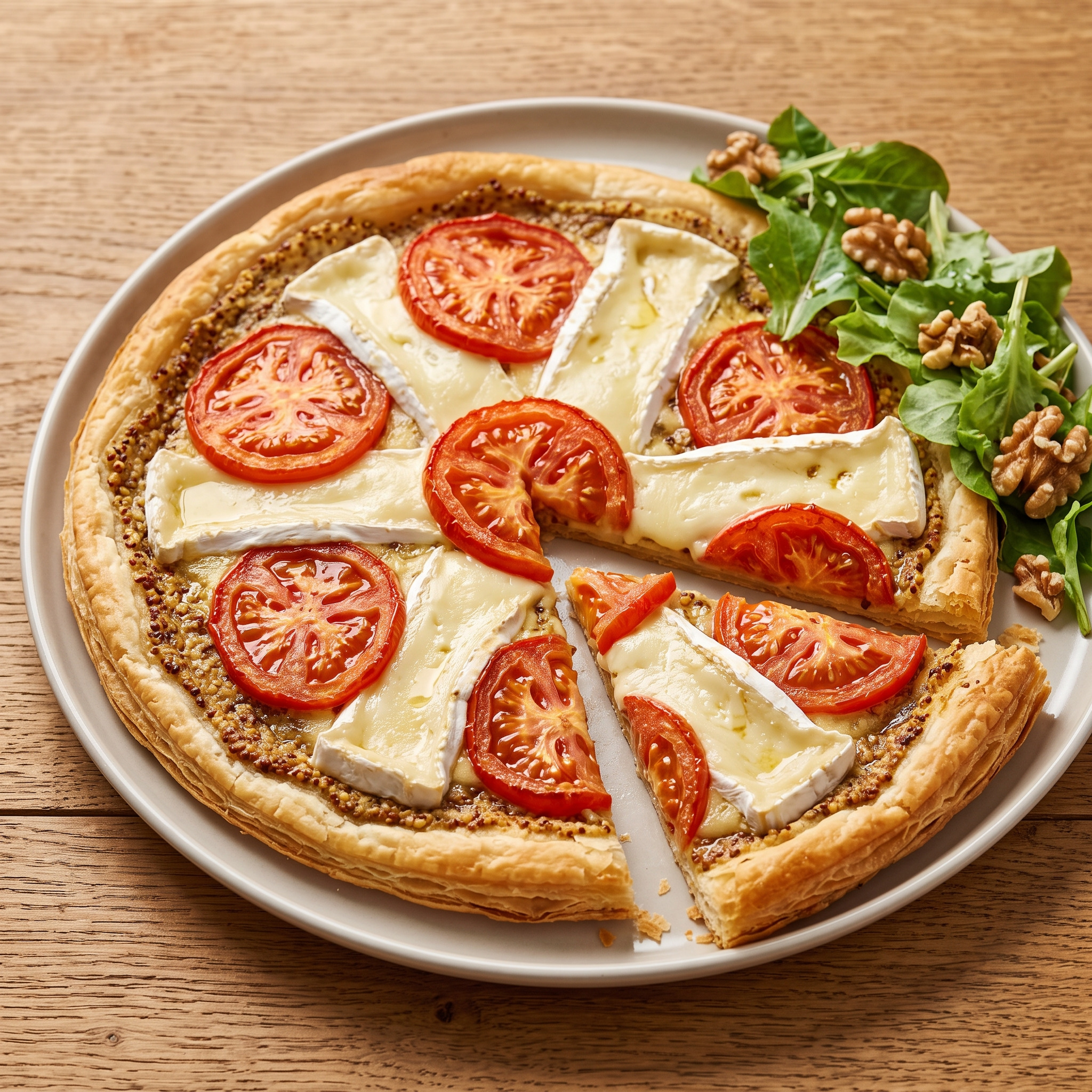 Tarte fine au Brie de Meaux