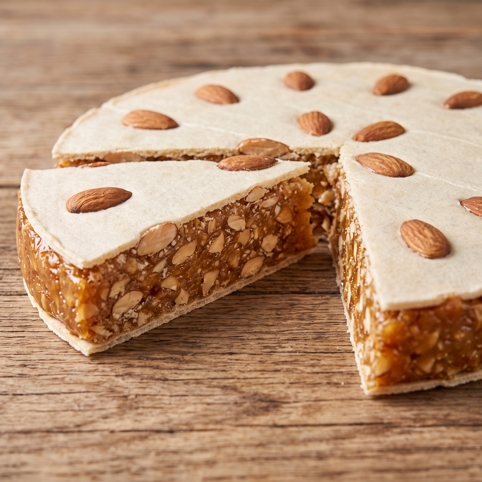 Alajú aus Cuenca: Honig-Mandel-Torte mit Obleas