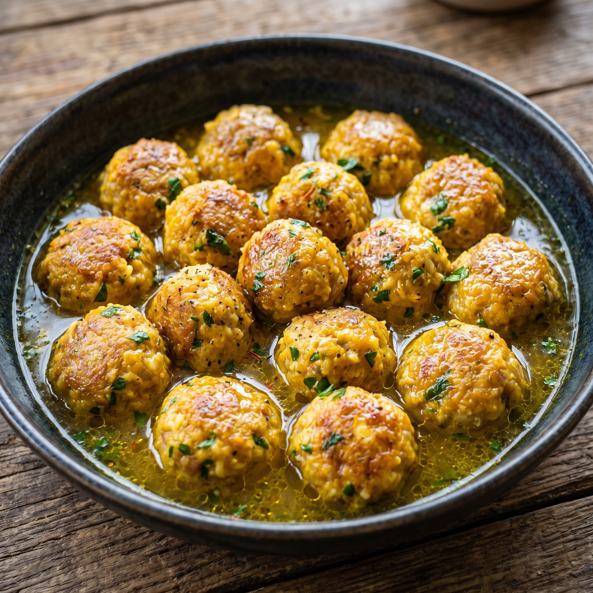 Albóndigas de calabaza y queso aus Aragón