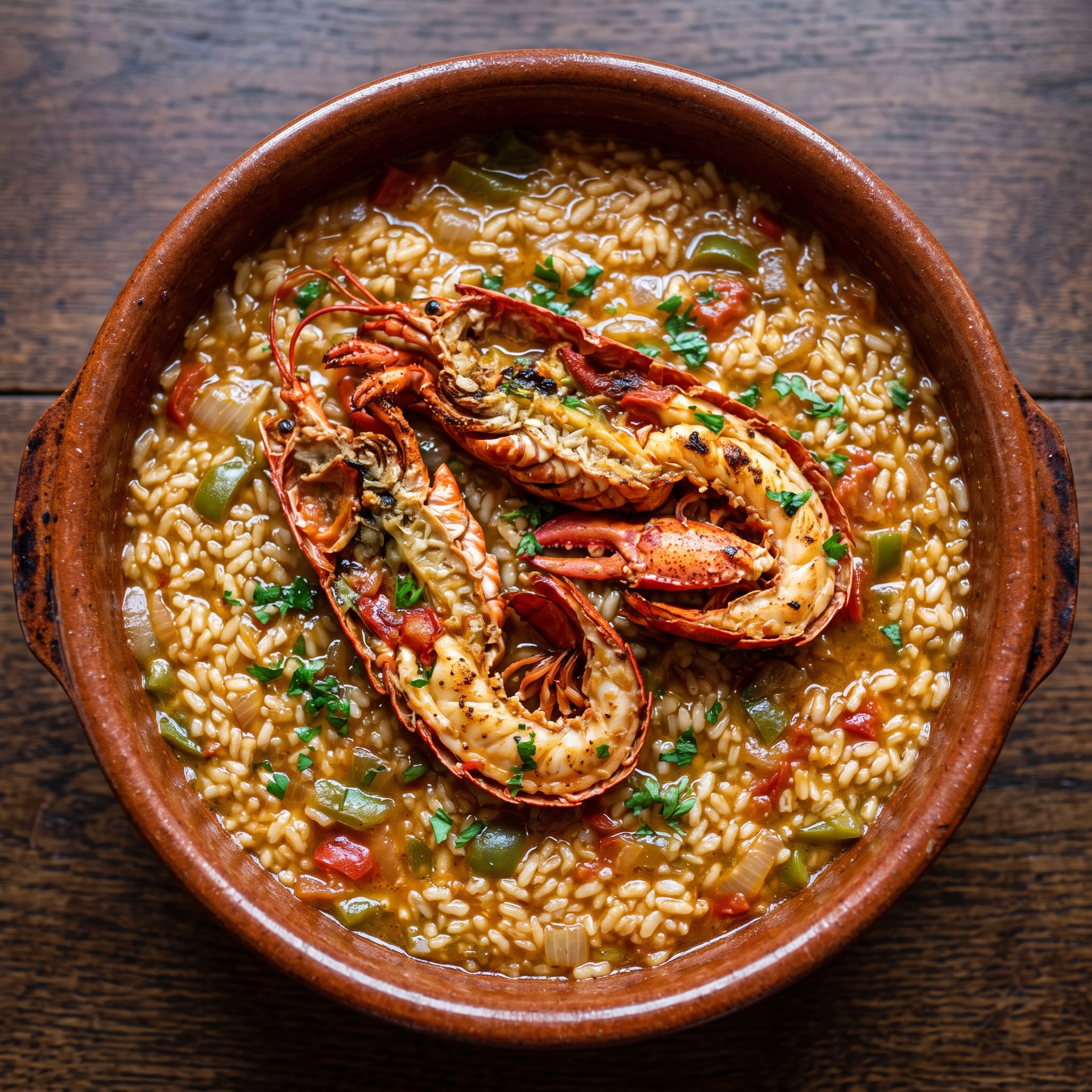 Arroz caldosu con bugre aus Asturien