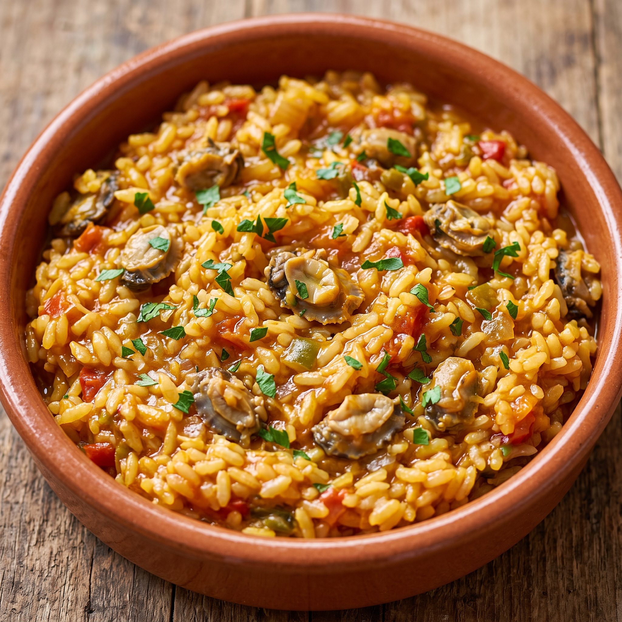 Arroz con llámpares aus Asturien