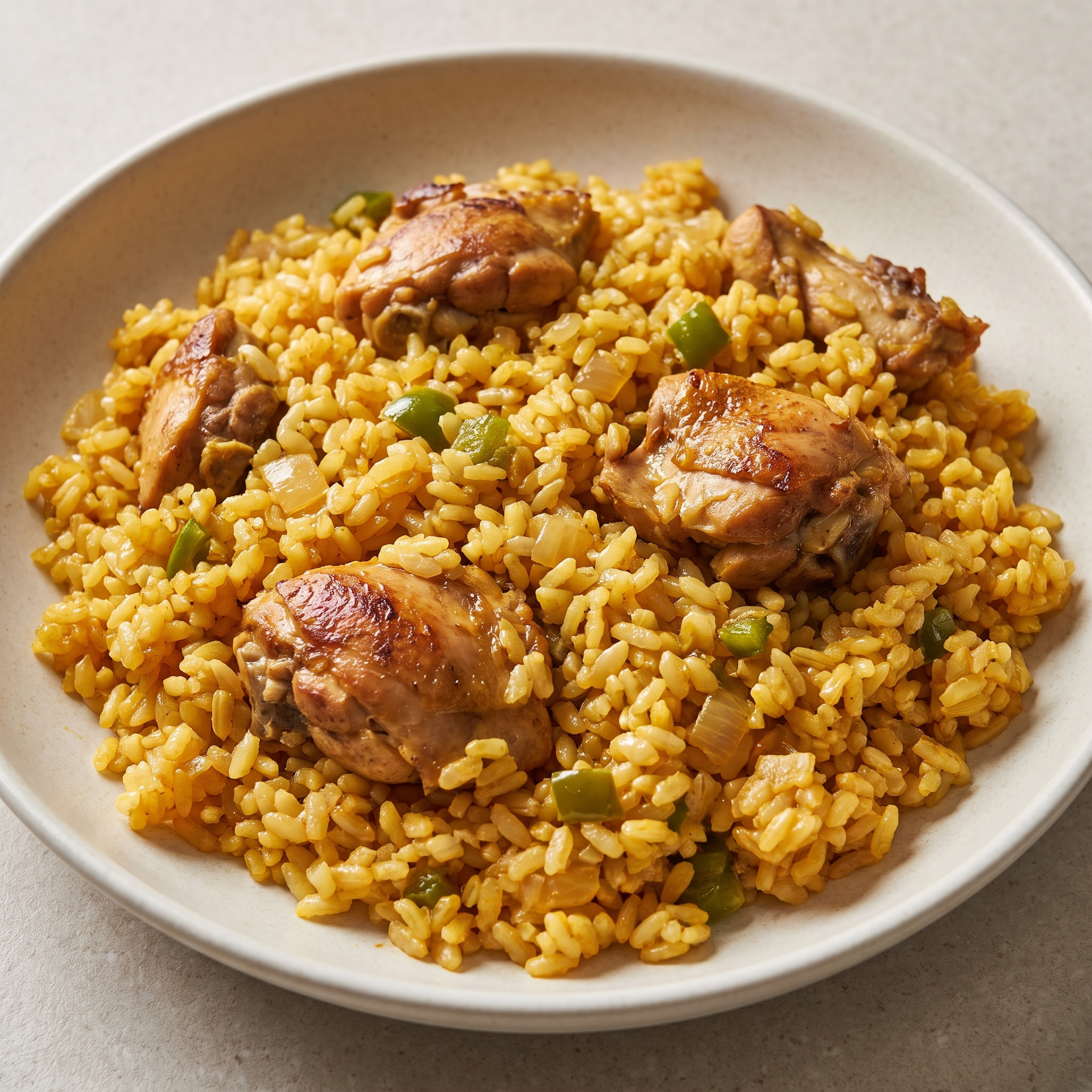 Arroz con pitu de caleya aus Asturien