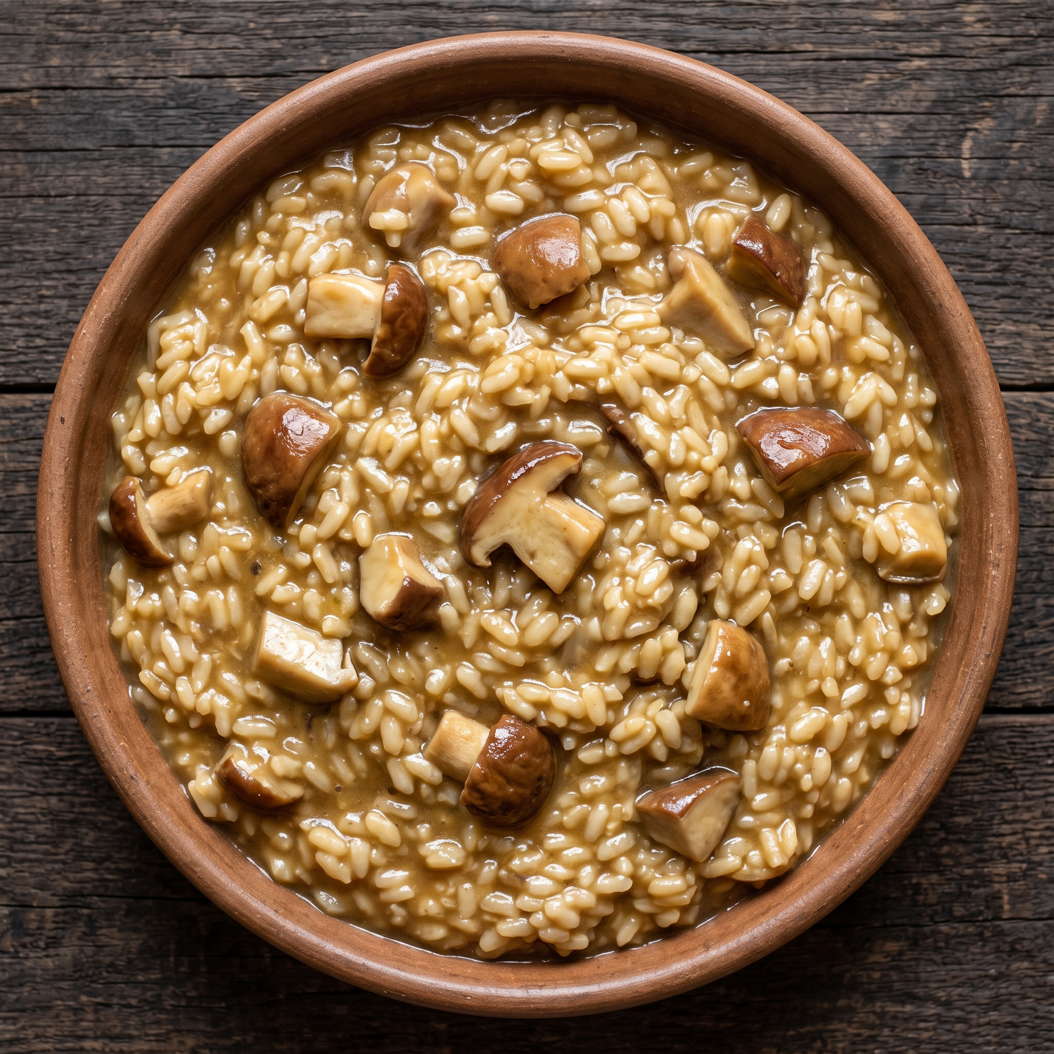 Arroz meloso de boletus aus Salamanca