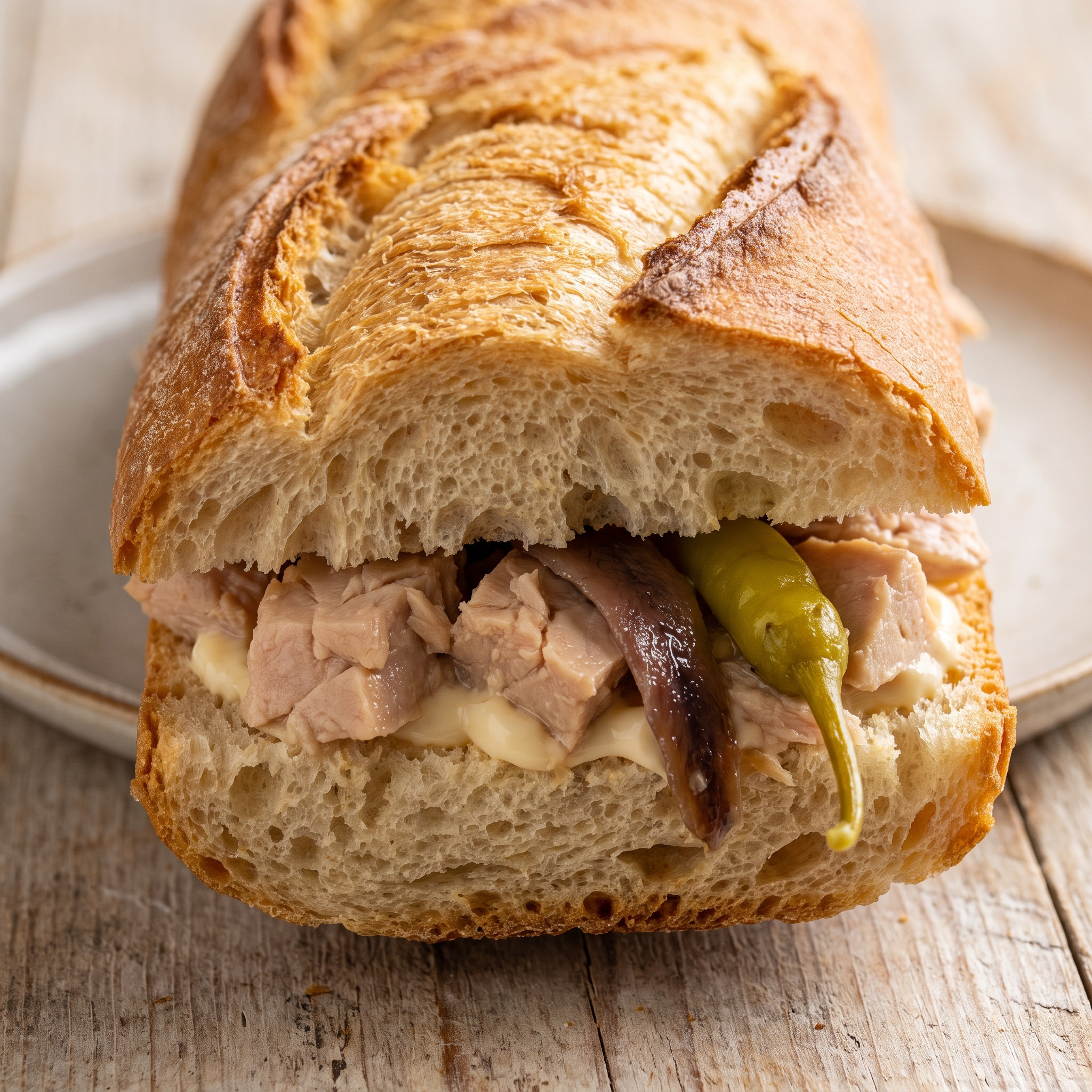Bocadillo de bonito del norte
