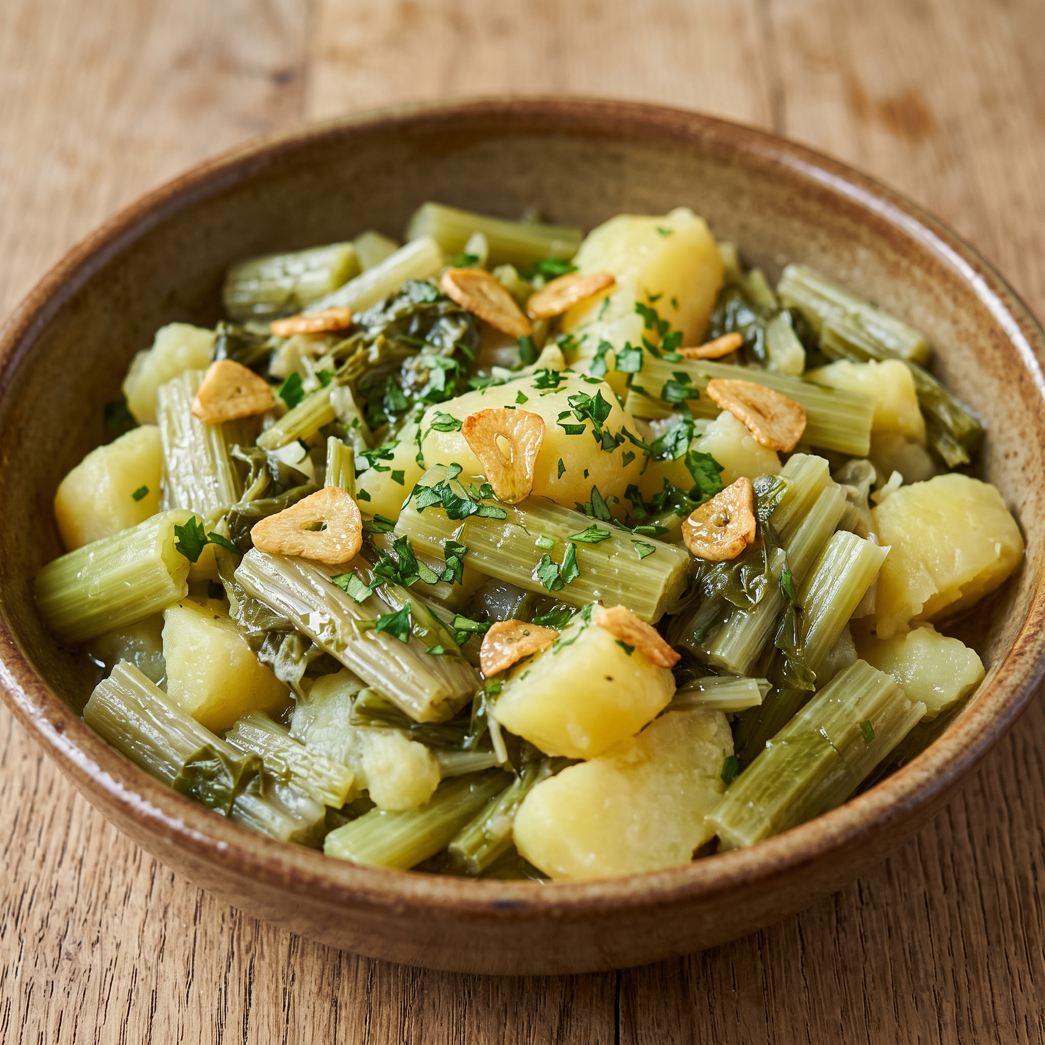 Borraja con patatas – Gemüsebeilage aus Navarra