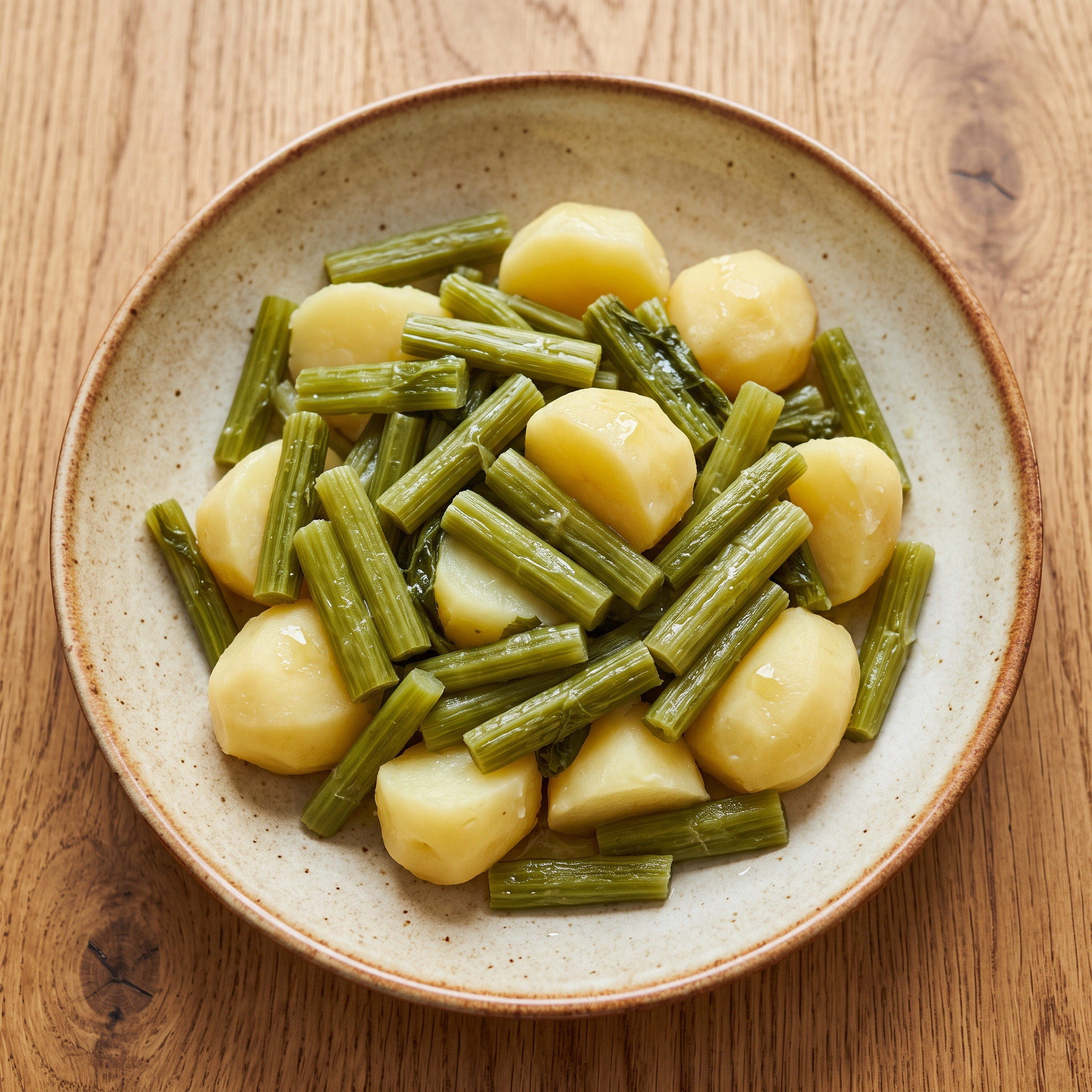 Borrajas con patatas: Aragóns schlichtes Gemüsegericht