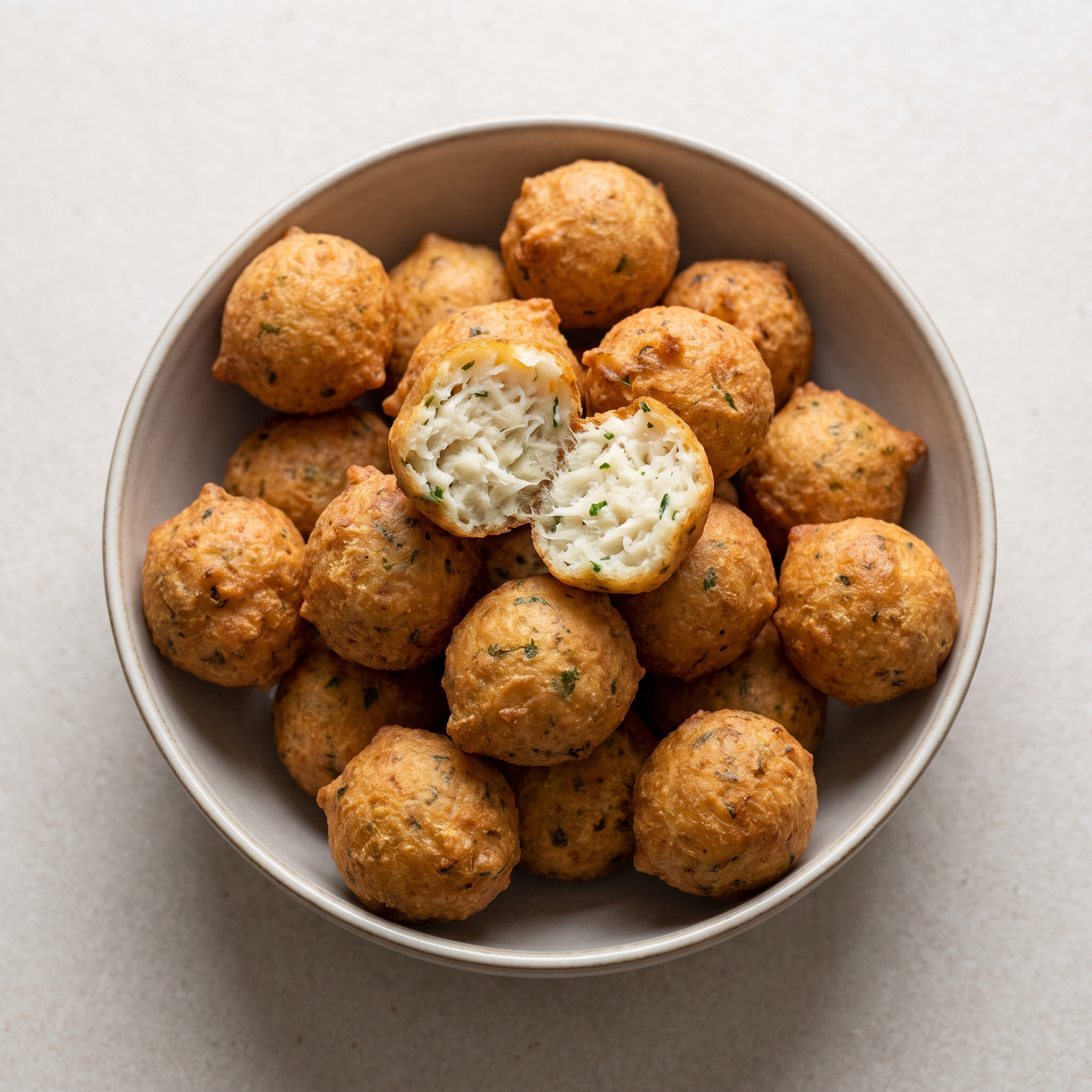 Bunyols de bacallà aus Katalonien