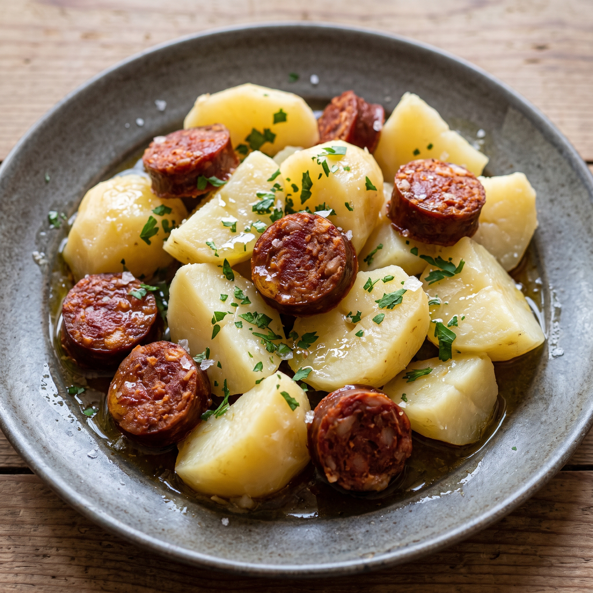 Cachelada leonesa – Kartoffeln mit Chorizo aus León