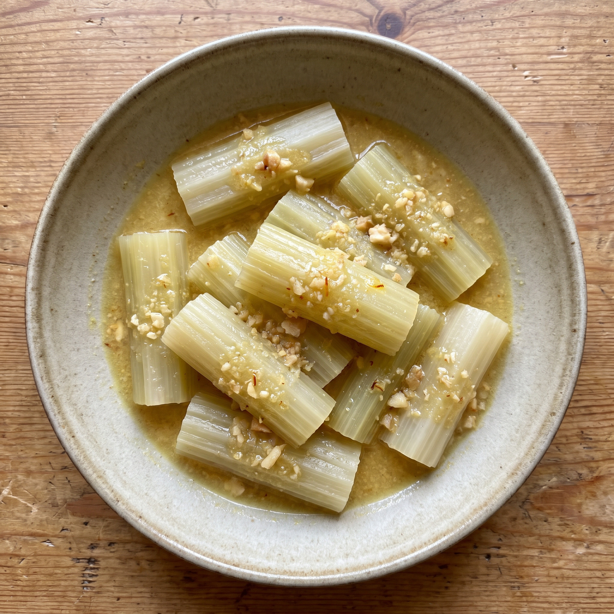 Cardo con salsa de almendras aus Aragón